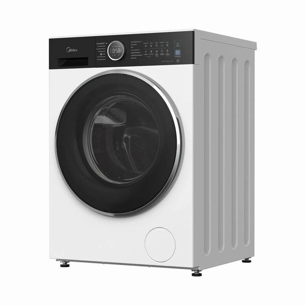 Midea MF205W80WB-14A30 Waschmaschine, energieeffizient, 8 kg Fassungsvermögen, leise im Betrieb 2