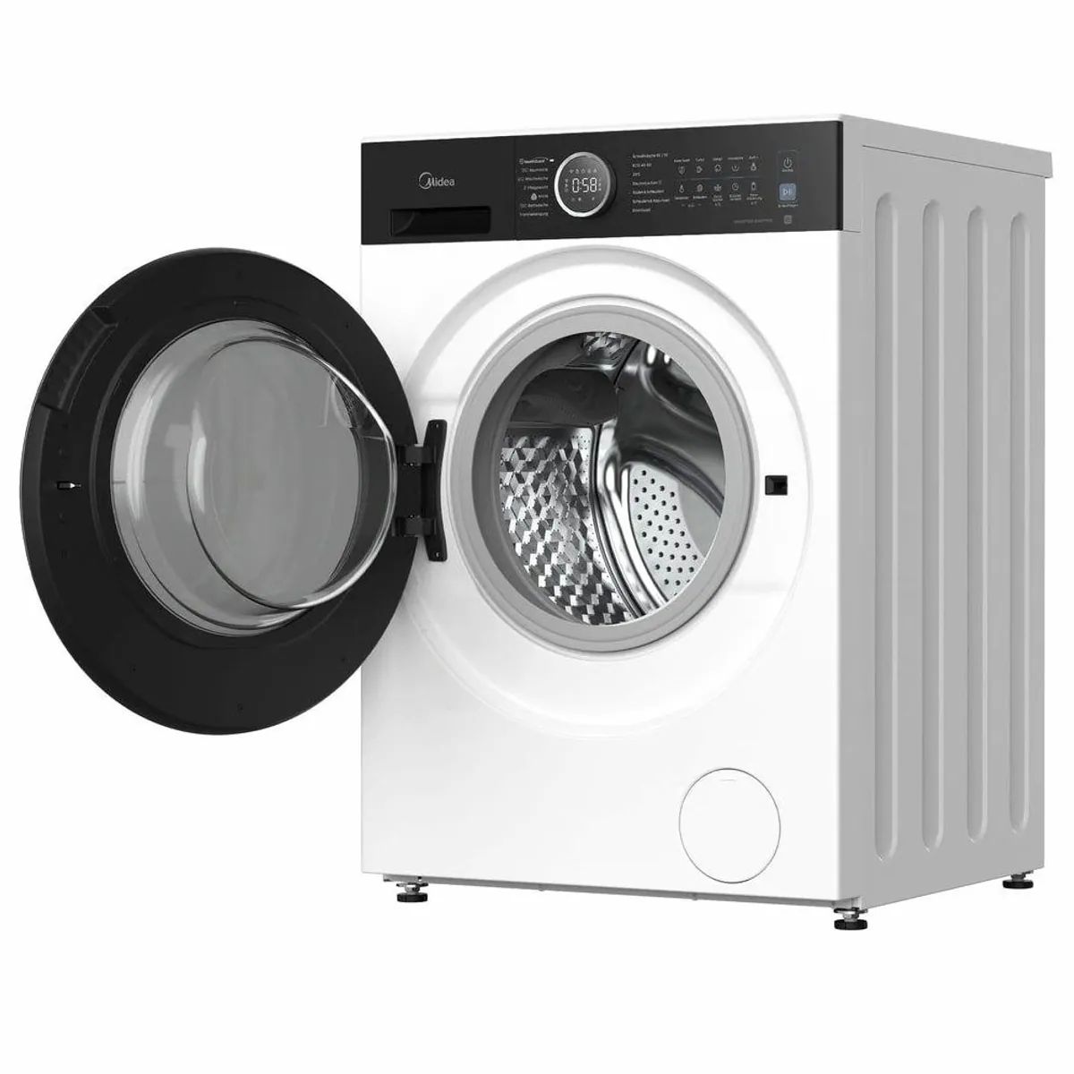 Midea MF205W80WB-14A30 Waschmaschine, energieeffizient, 8 kg Fassungsvermögen, leise im Betrieb 3