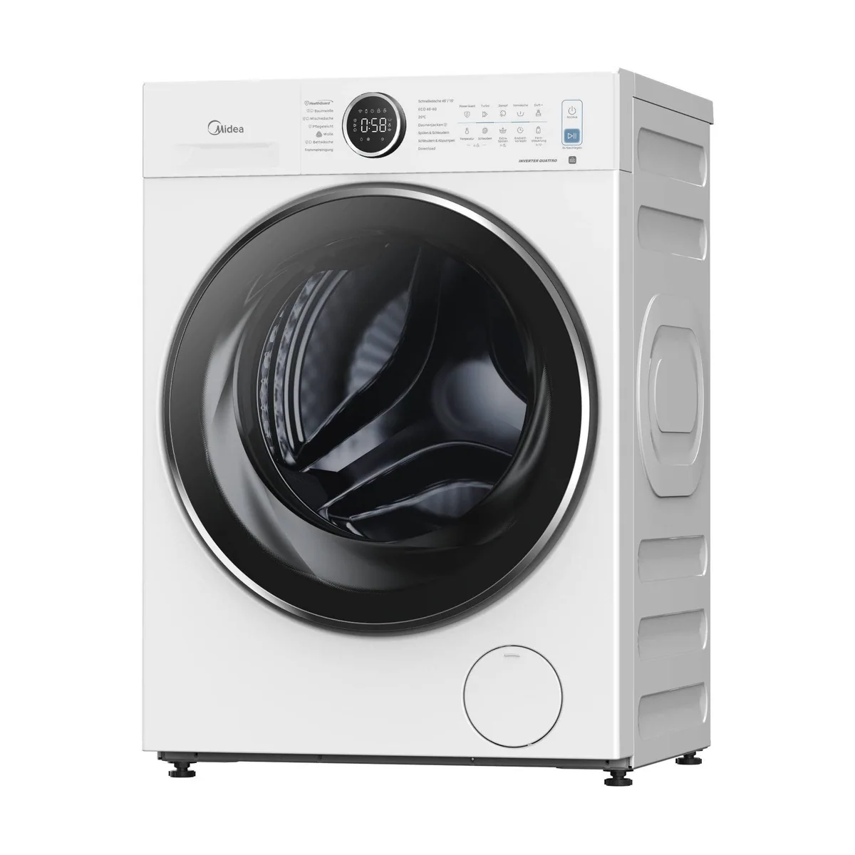 Midea MF25EW100WBA30 Waschmaschine, 10 kg, leiser Invertermotor, Nachlegefunktion 2