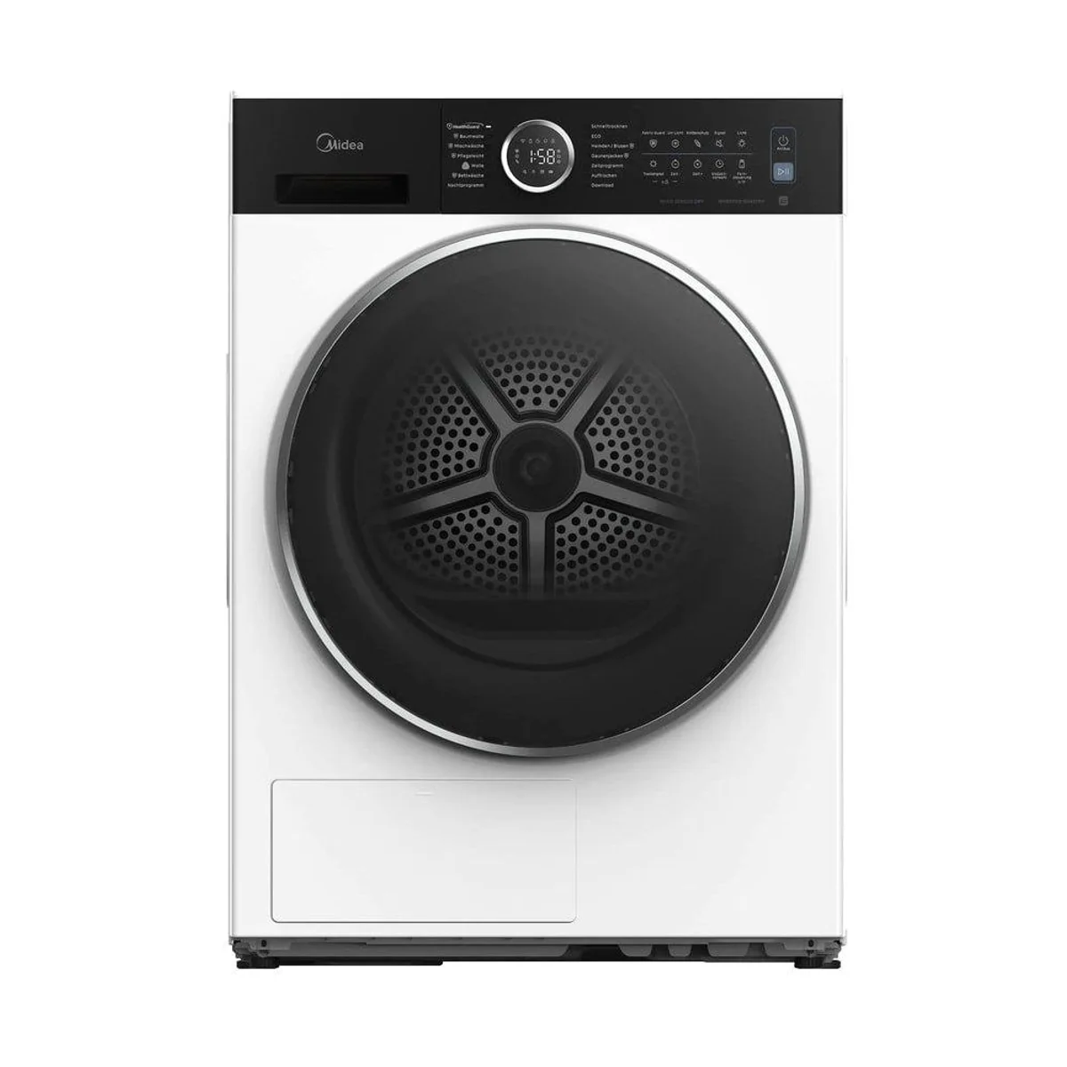 Midea Wärmepumpentrockner MD205H100WB-C, energieeffizient, leise, platzsparend