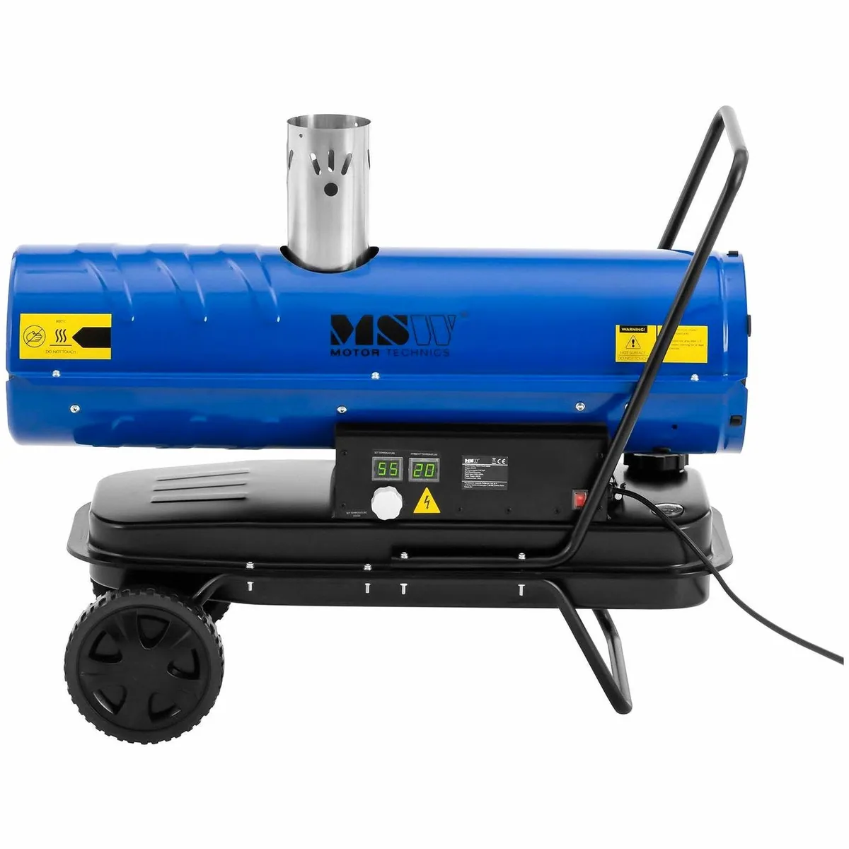 MSW Diesel Heizkanone, 20000 W Heizleistung, 20 l Tank — mobil, sicher, effizient 5