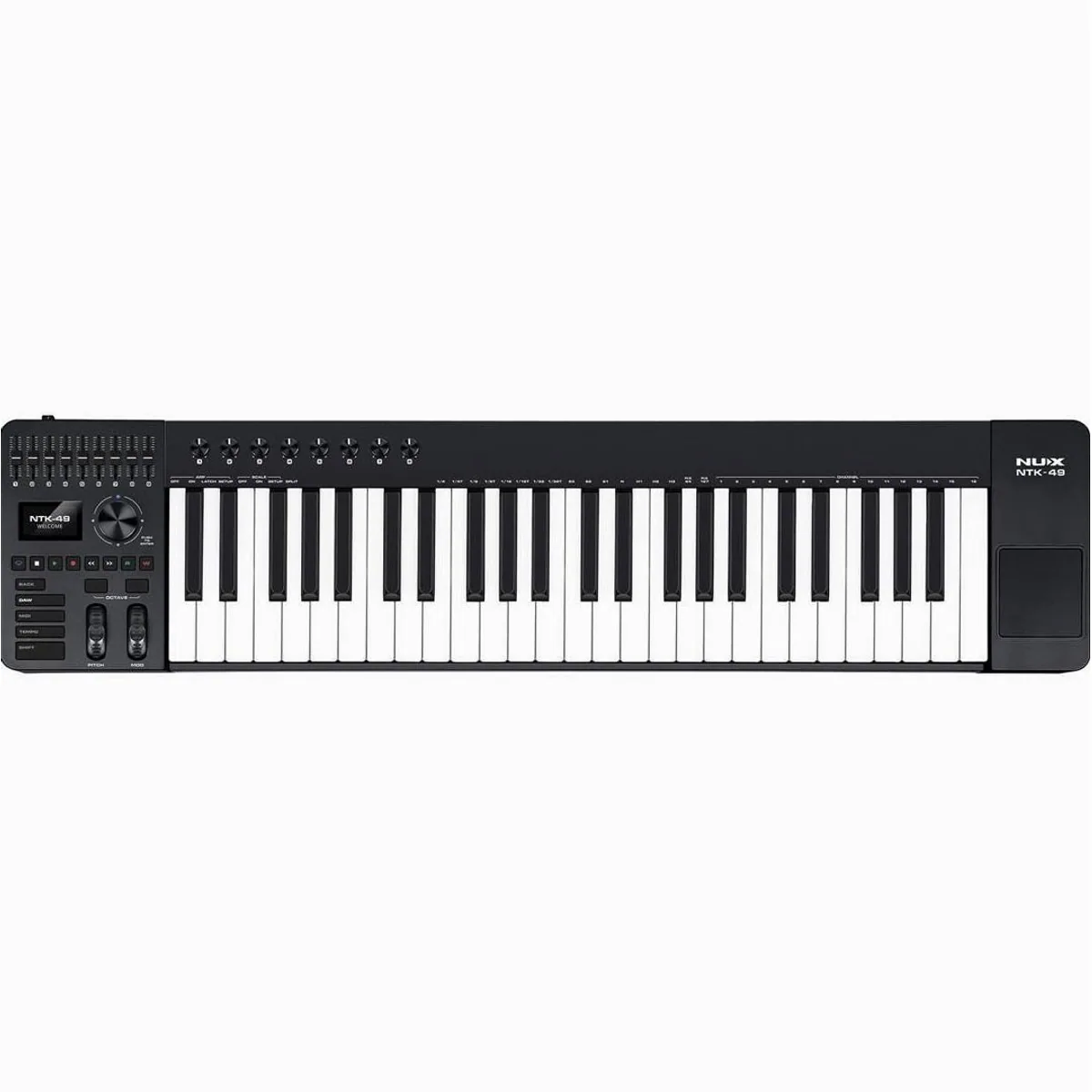 Nux NTK-49 MIDI-Keyboard, vielseitige Steuerungsoptionen, 49 halbgewichtete Tasten 2