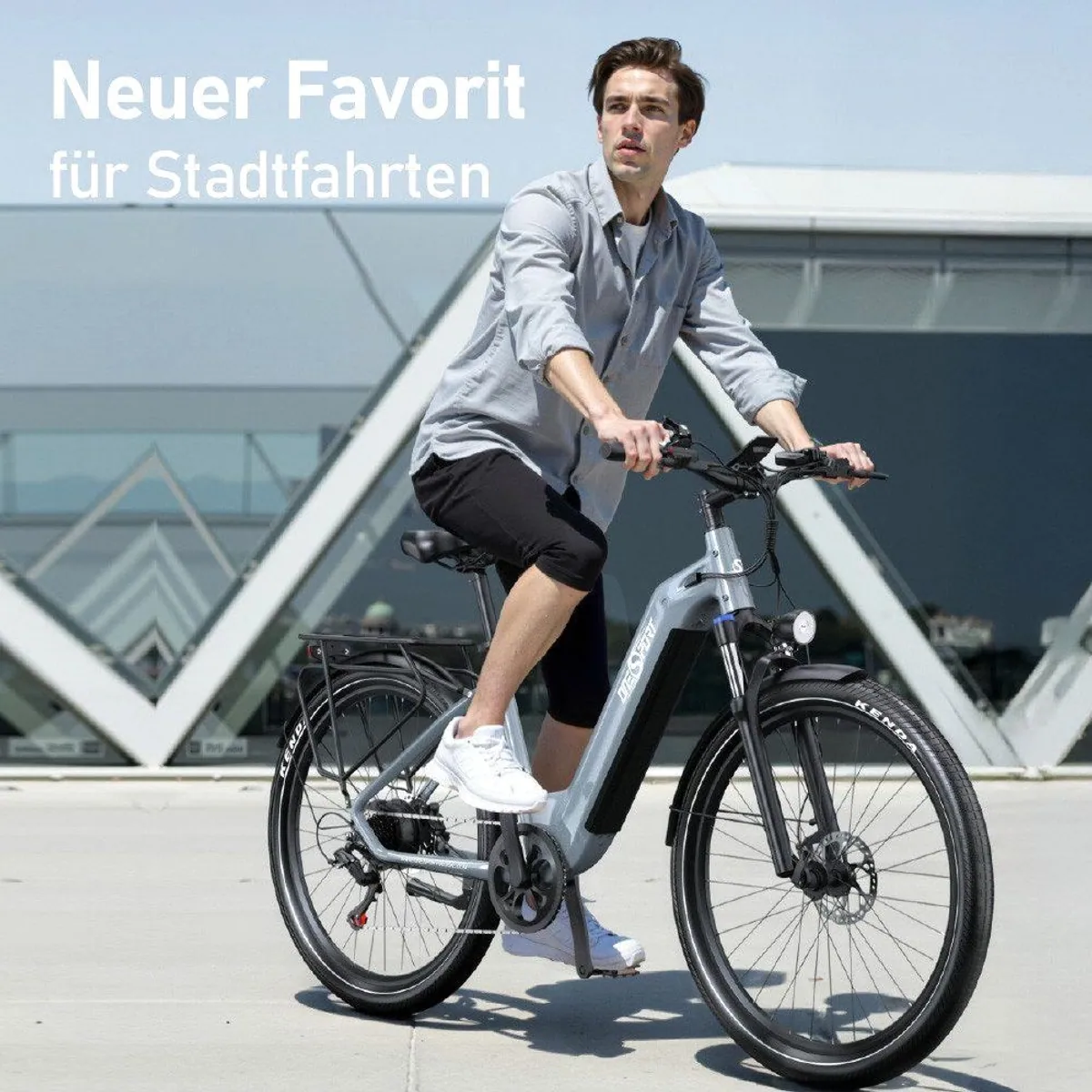 Onesport E-Bike Cityrad, 120 km Reichweite, 250 W Motor, 7-Gang Shimano 4