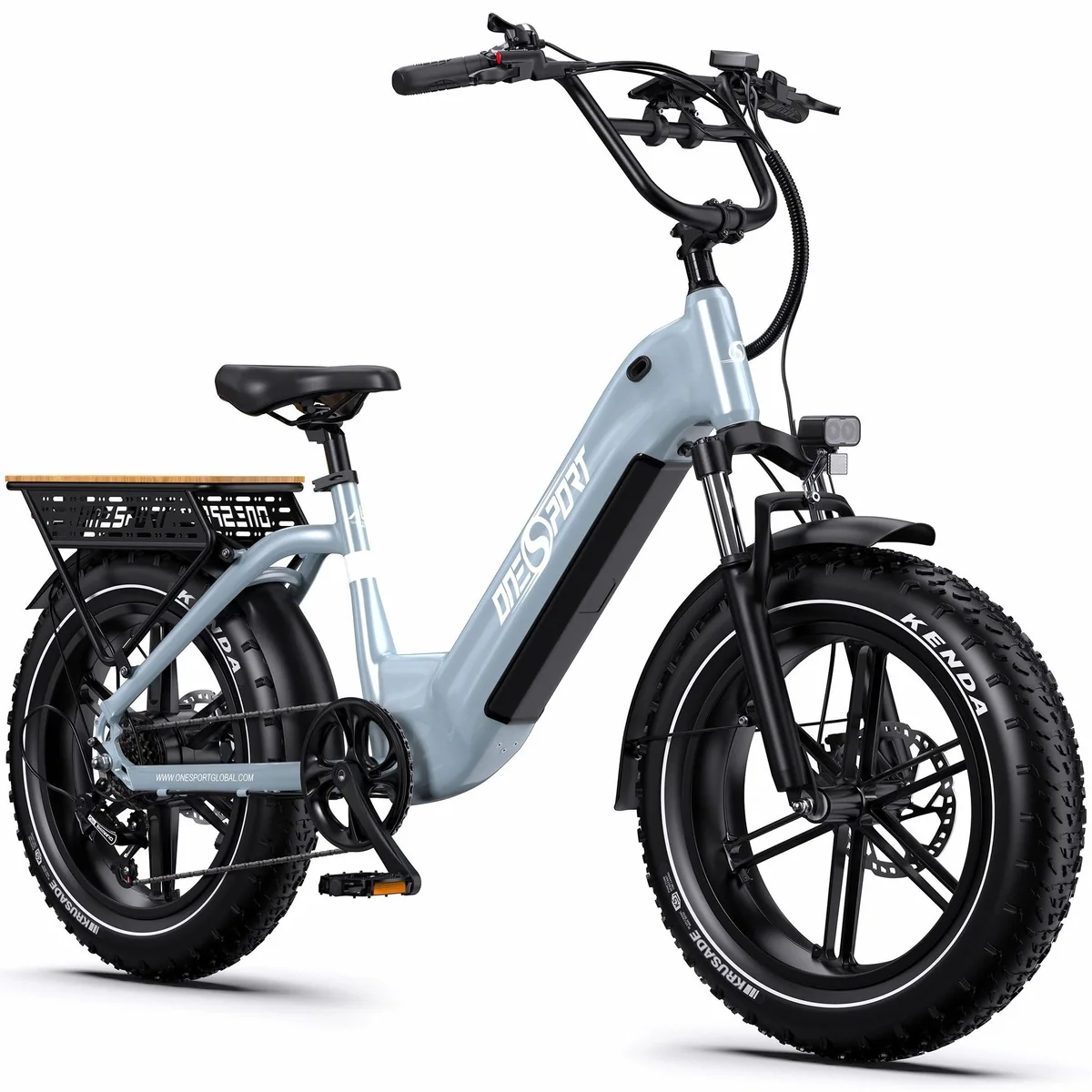 Onesport E-Bike Cityrad, 48V 18AH Akku, 250W Hinterradmotor, hydraulische Scheibenbremsen 2