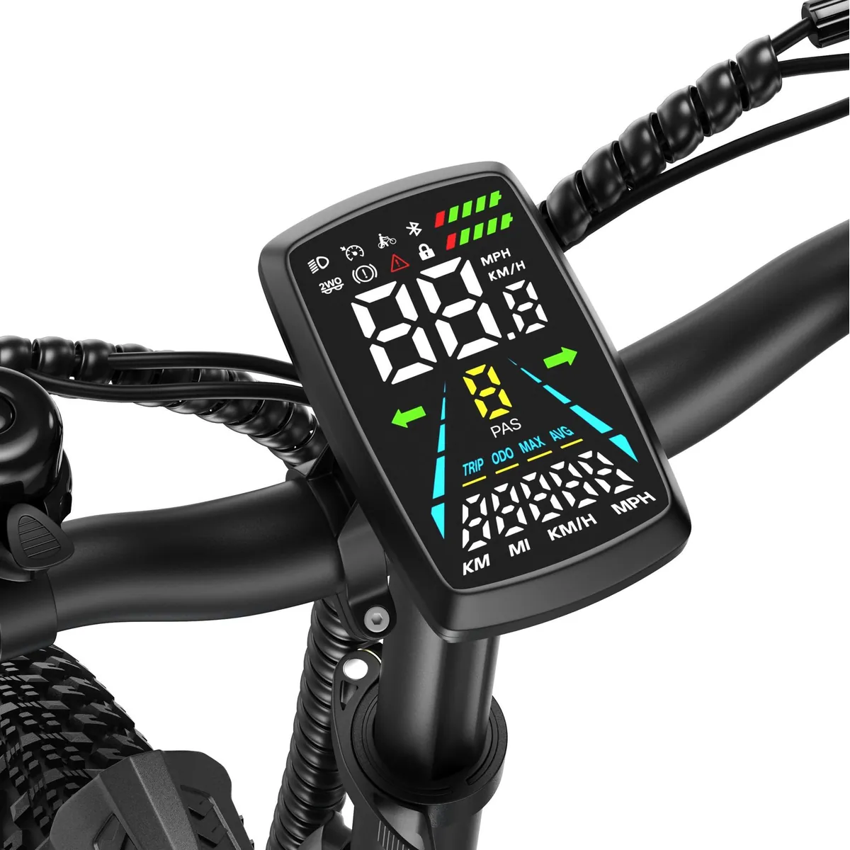 PIXAR E-Bike Cityrad F2, klappbar, 100 km Reichweite, 5 Unterstützungsstufen 3