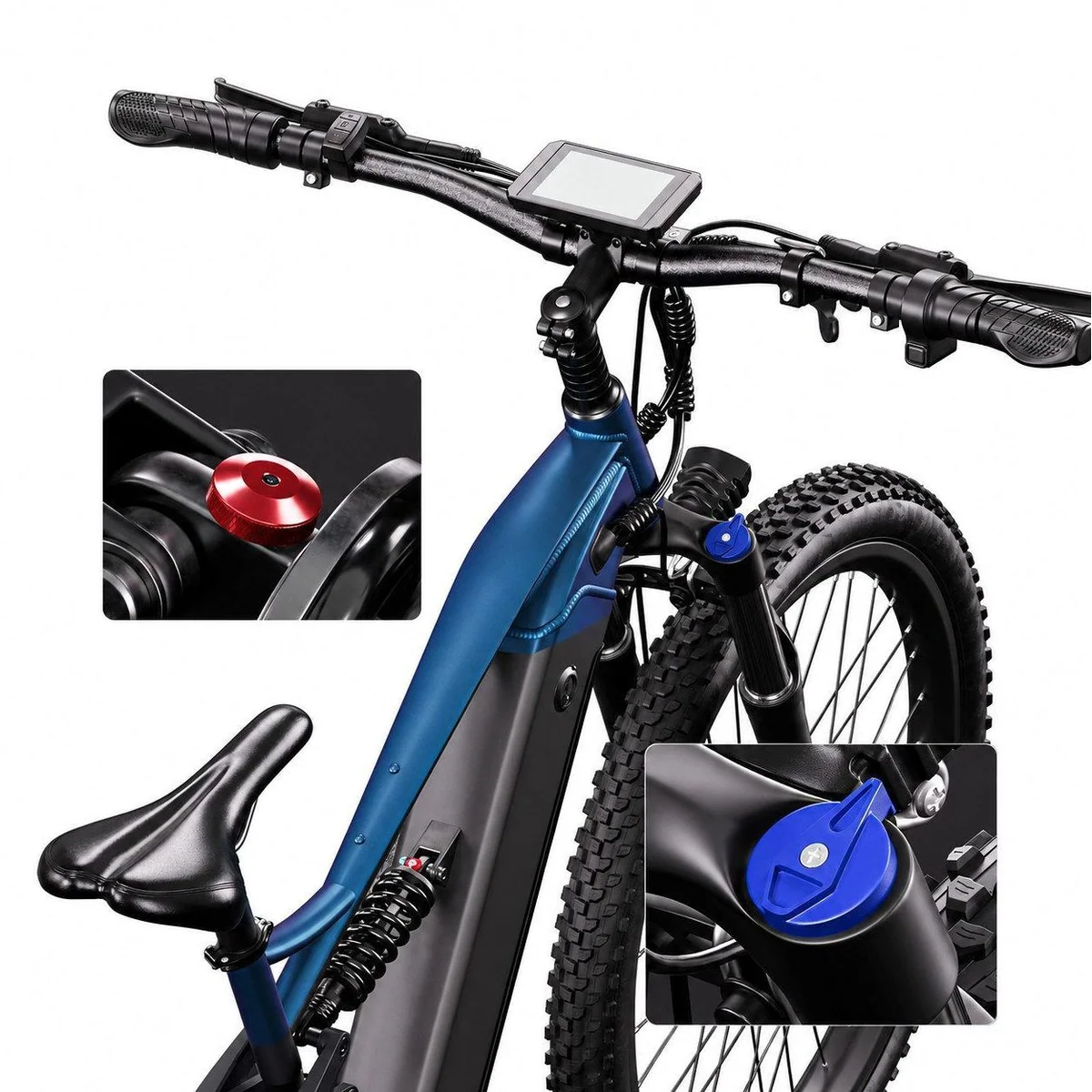 PixelPilot E-Bike Cityrad, 27,5 Zoll, 48V 20Ah, 9-Gang, Shimano Bremsen 5