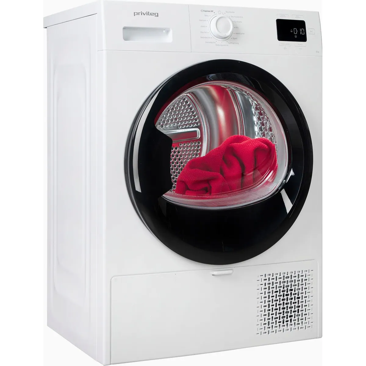 Privileg Wärmepumpentrockner PD 8D WMB, energieeffizient & Knitterschutz