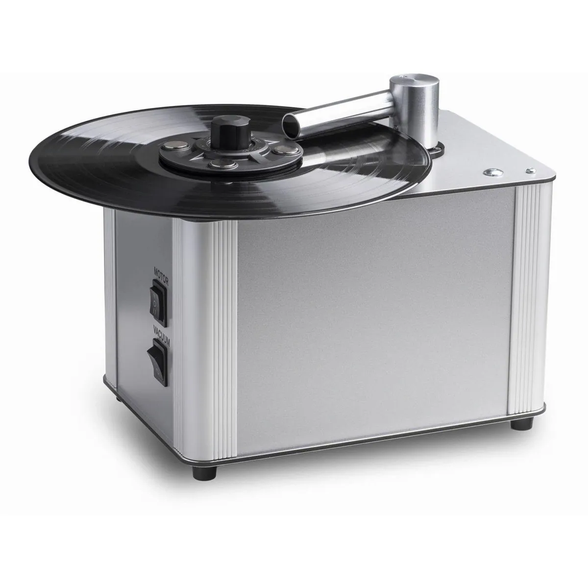 Pro-Ject VC-E2 Vinyl Cleaner, magnetische Klemme, robuster Metallarm, einfache Handhabung
