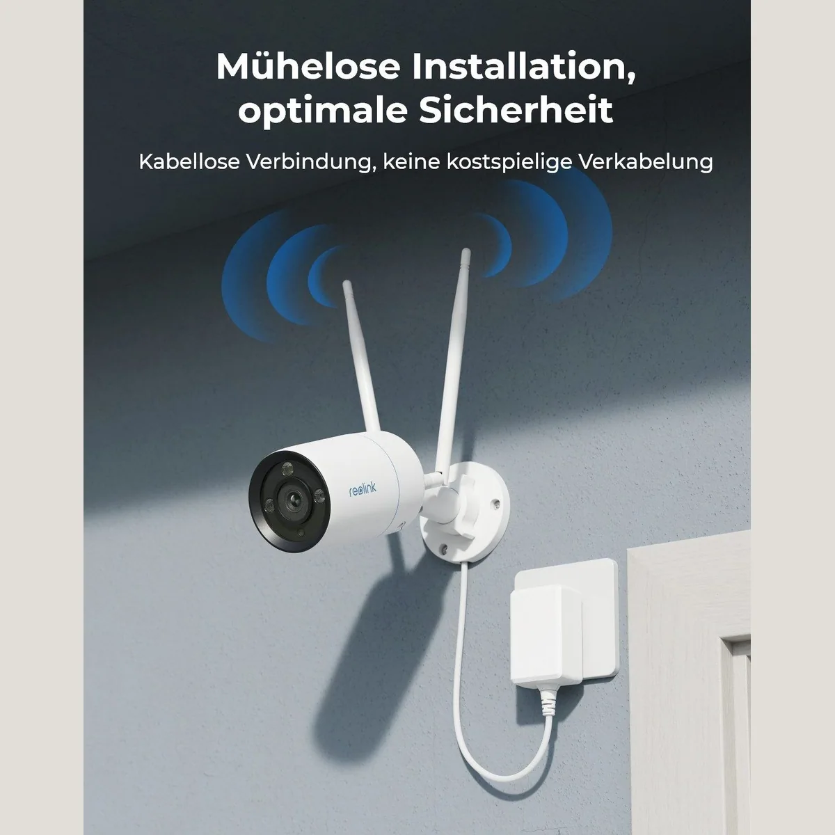 Reolink Überwachungskamera 4K WLAN System, Ultraklare 4K Qualität, Smart-Erkennung, 12-Kanal NVR mit 2TB HDD 4