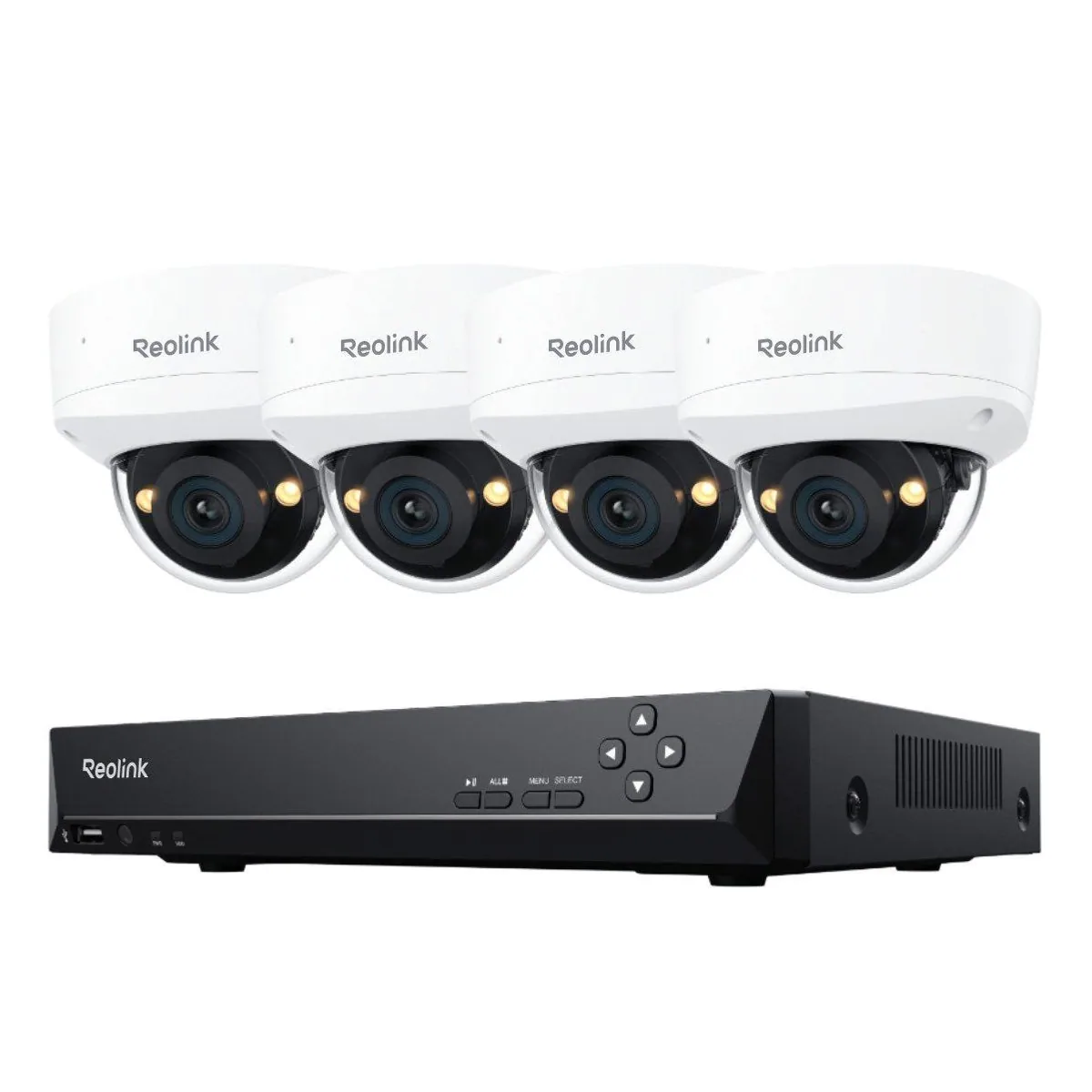 Reolink RLK8-800V4 Überwachungskamera Set, 4K Bildqualität, 125° Sichtfeld, IK10 Schutz