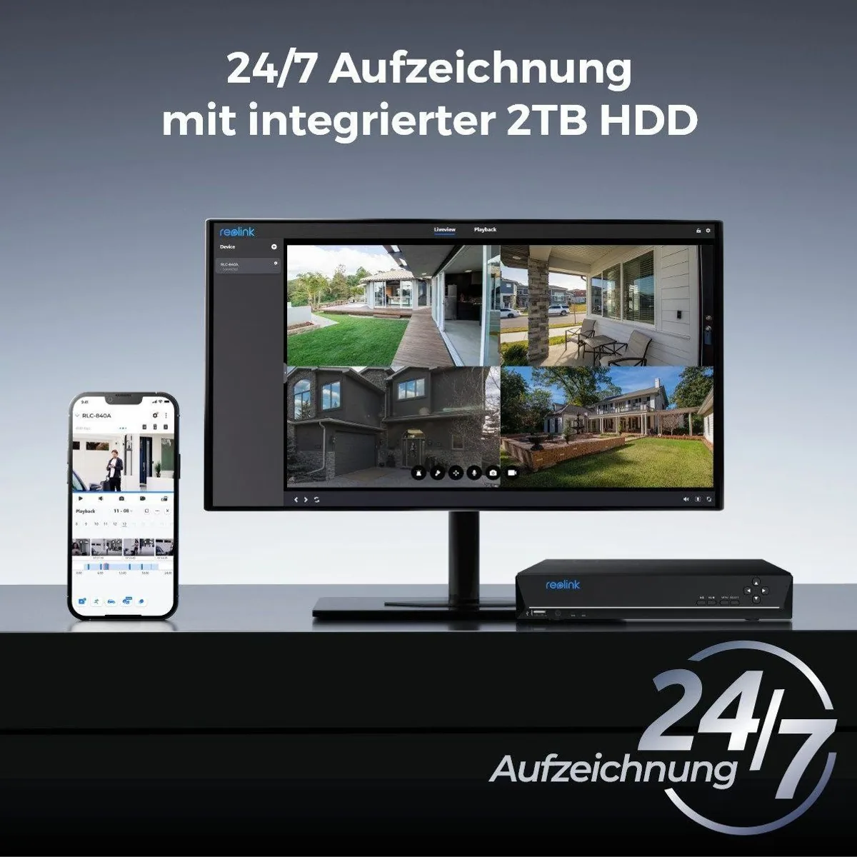 Reolink RLK8-800V4 Überwachungskamera Set, 4K Bildqualität, 125° Sichtfeld, IK10 Schutz 3