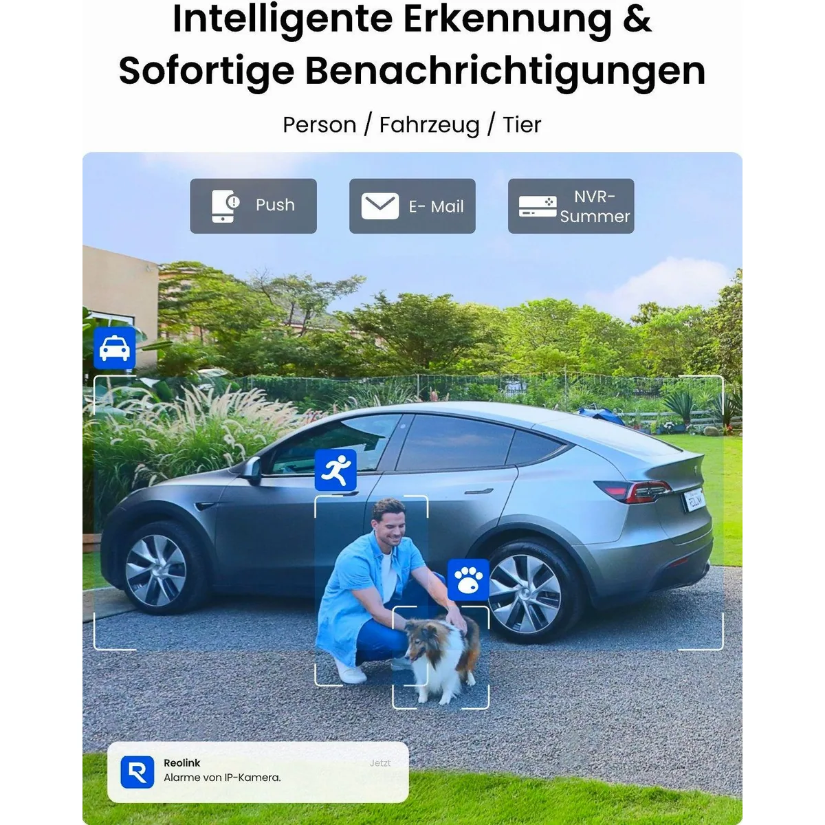 Reolink 8MP 4K PoE Überwachungssystem, 24/7 Videoaufzeichnung, intelligente Erkennung 2