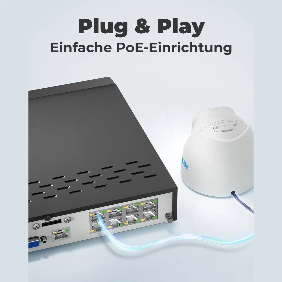 Reolink 8MP 4K PoE Set, intelligente Personen-/Fahrzeugerkennung, 2TB HDD 5