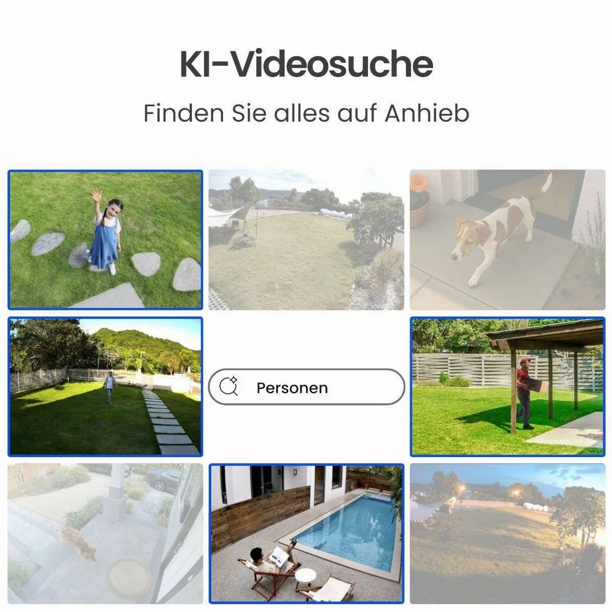 Reolink F850W Flutlichtkamera, 4K Auflösung, 360° Auto-Tracking 5