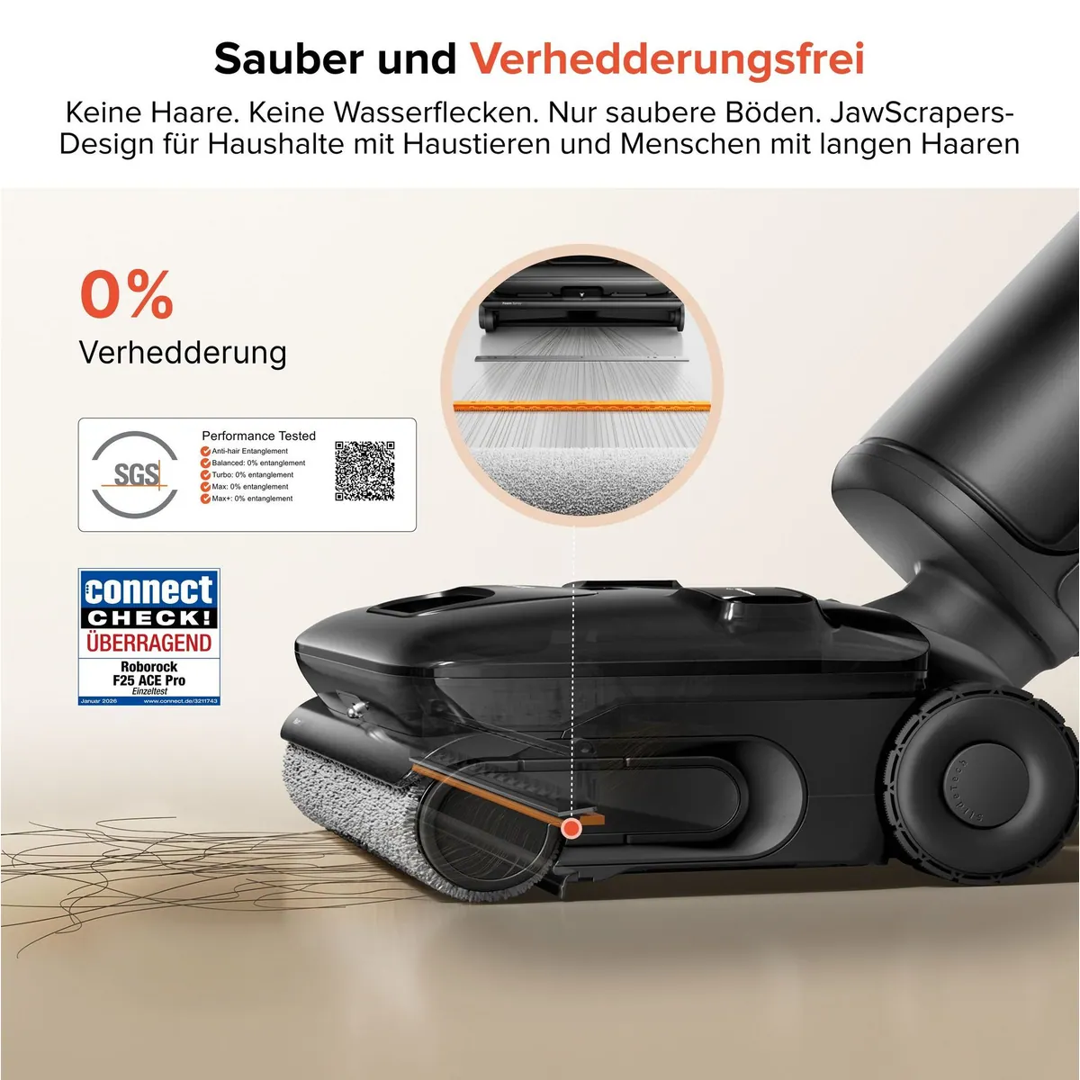Roborock F25 ACE Pro Nass-Trocken-Sauger, 25000Pa Saugkraft, JetFoaming Technologie 2