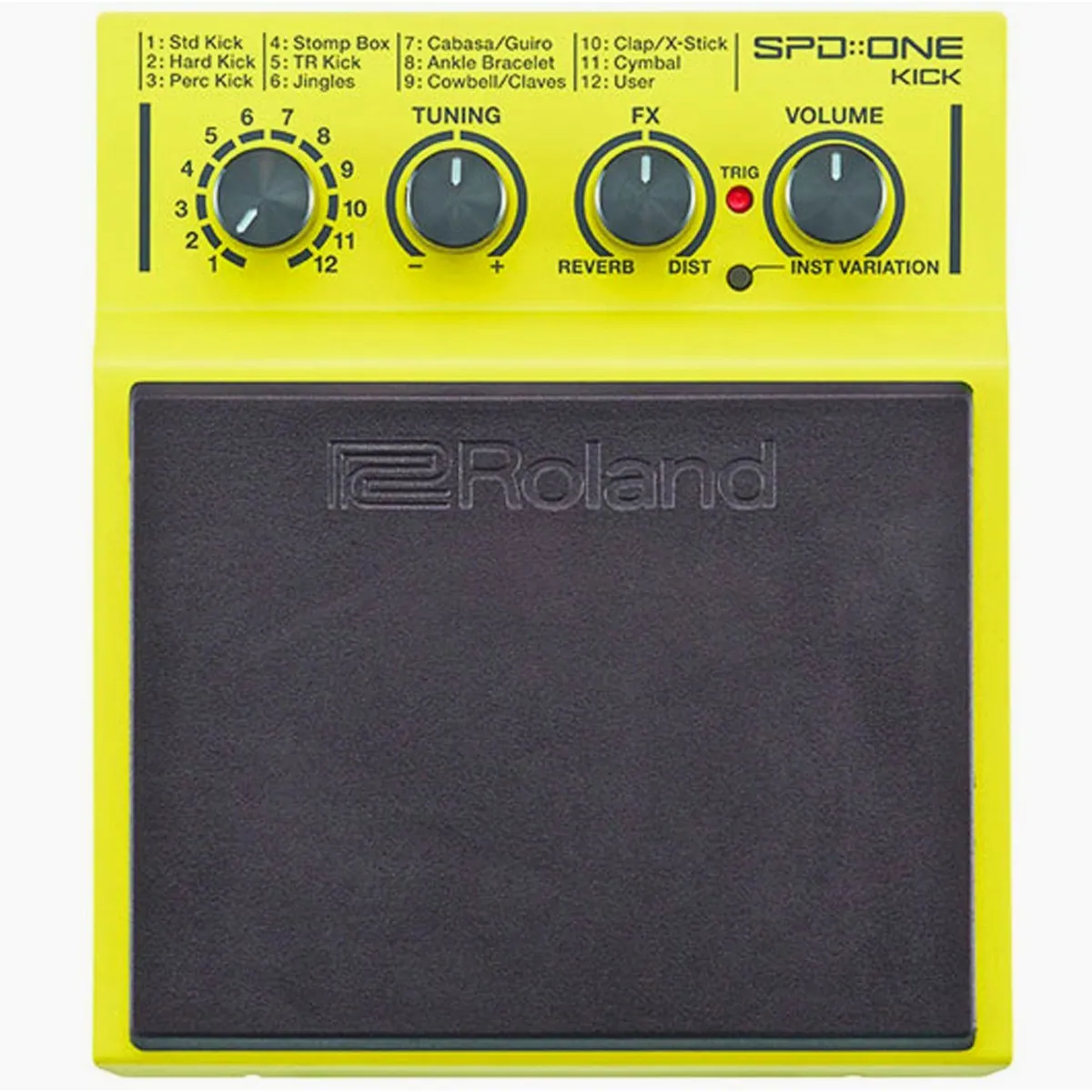 Roland Audio SPD::One Kick Percussion Pad, 22 Sounds, kompakte Bauweise, benutzerdefinierbarer Sound