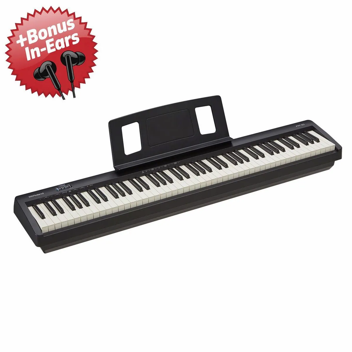 Roland FP-10 Digital Piano, 88 Tasten, Bluetooth-Konnektivität, integrierte Lautsprecher