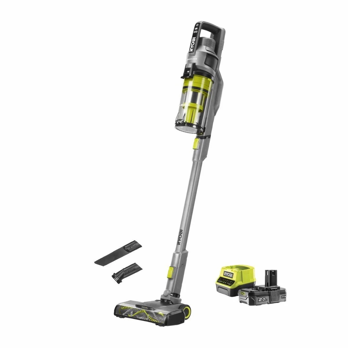 Ryobi Akku-Handstaubsauger 18V ONE+, hohe Saugleistung, inkl. Akku und Ladegerät
