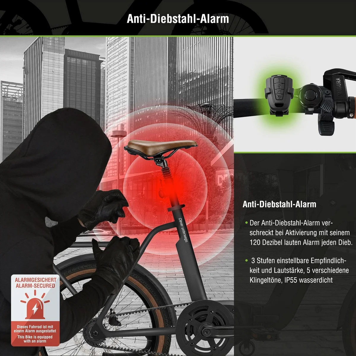SachsenRAD E-Bike Faltrad F3R Centro, klappbar, kraftvoll, wartungsarm 2