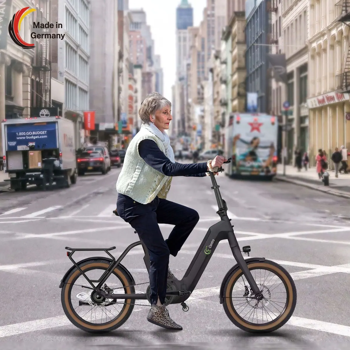 SachsenRAD E-Bike Faltrad F3R Centro, klappbar, kraftvoll, wartungsarm 3