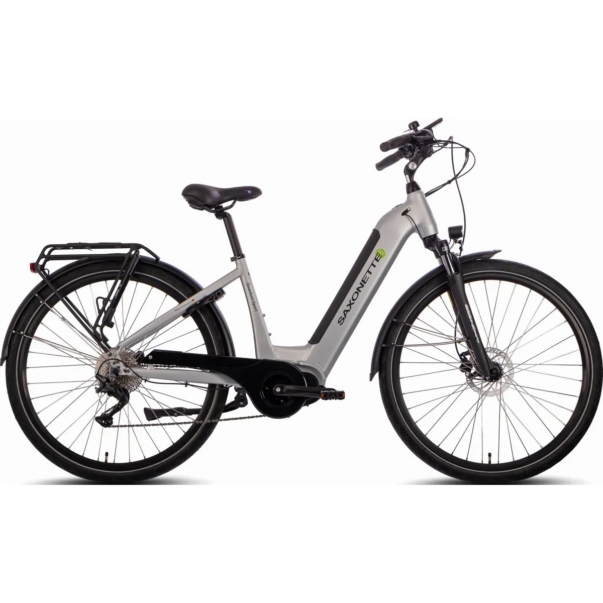 Saxonette Quantum Sport E-Bike, 540 Wh Akku, 10 Gang Shimano, Mittelmotor