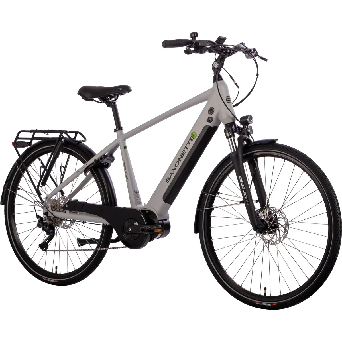 Saxonette Premium Sport E-Bike, 10-Gang Kettenschaltung, 522 Wh Akku, Mittelmotor 2
