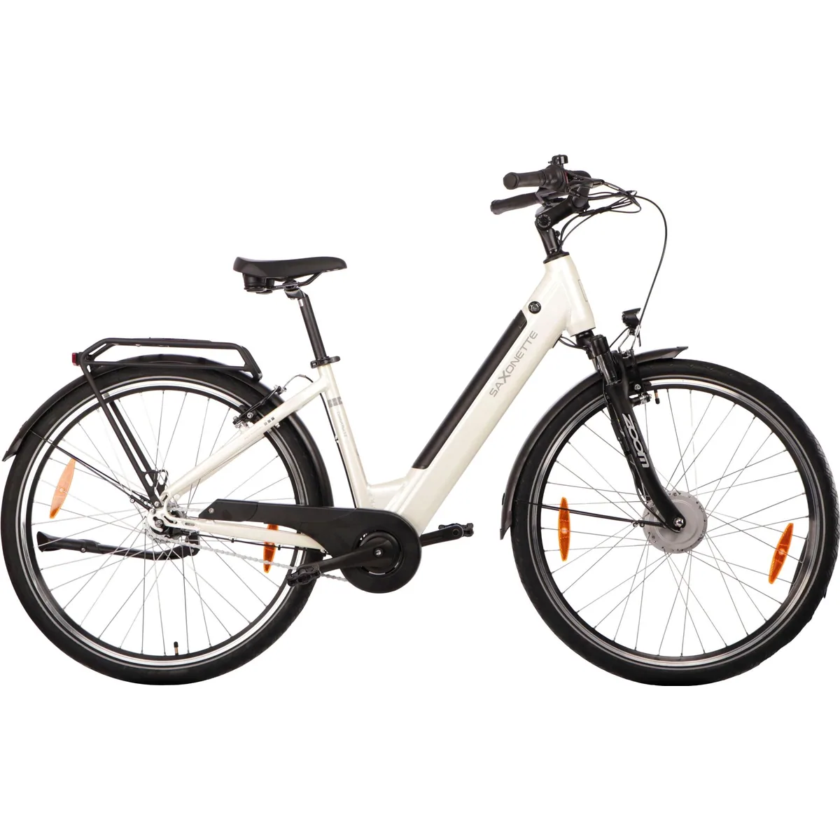 Saxonette Comfort Plus 5.0 E-Bike Damen, 468 Wh Akku, Shimano Nexus 7-Gang