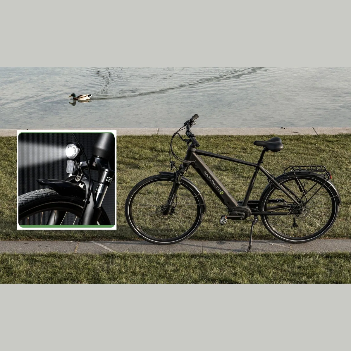 SAXONETTE E-Bike Cityrad ADVANCED SPORT, 3-Gang Shimano Alivio, integrierter Akku, leistungsstarker Heckmotor 5