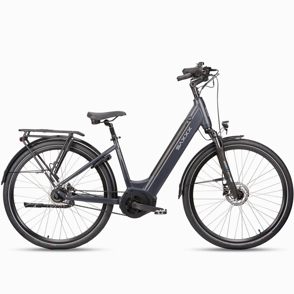 SAXXX Deluxe Plus 3.0 E-Bike, Riemenantrieb, 28 Zoll, 5 Unterstützungsstufen