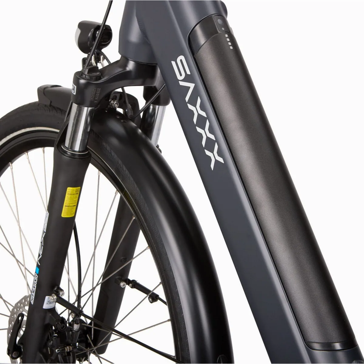 SAXXX Deluxe Plus 3.0 E-Bike, Riemenantrieb, 28 Zoll, 5 Unterstützungsstufen 5