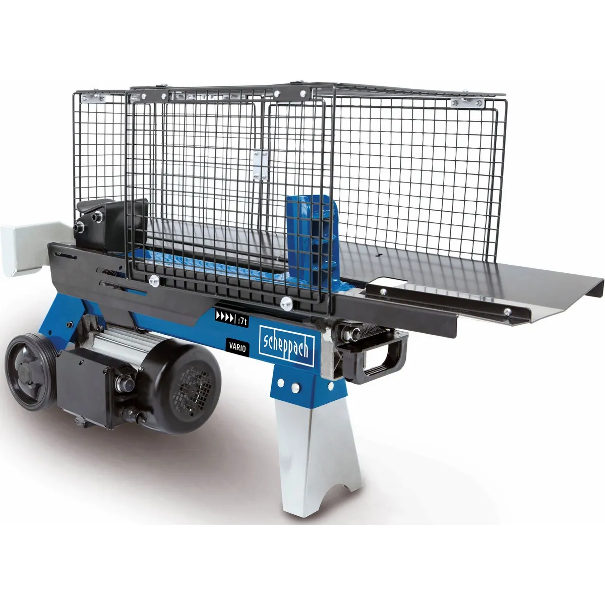 Scheppach HL760L Holzspalter, 2200 W, 7 t Spaltkraft, für Holzlängen bis 52 cm