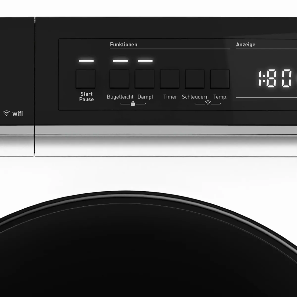 Sharp Waschmaschine ES-PRO814WA-DE, 8 kg, 1400 U/min, Energieeffizienz A 3