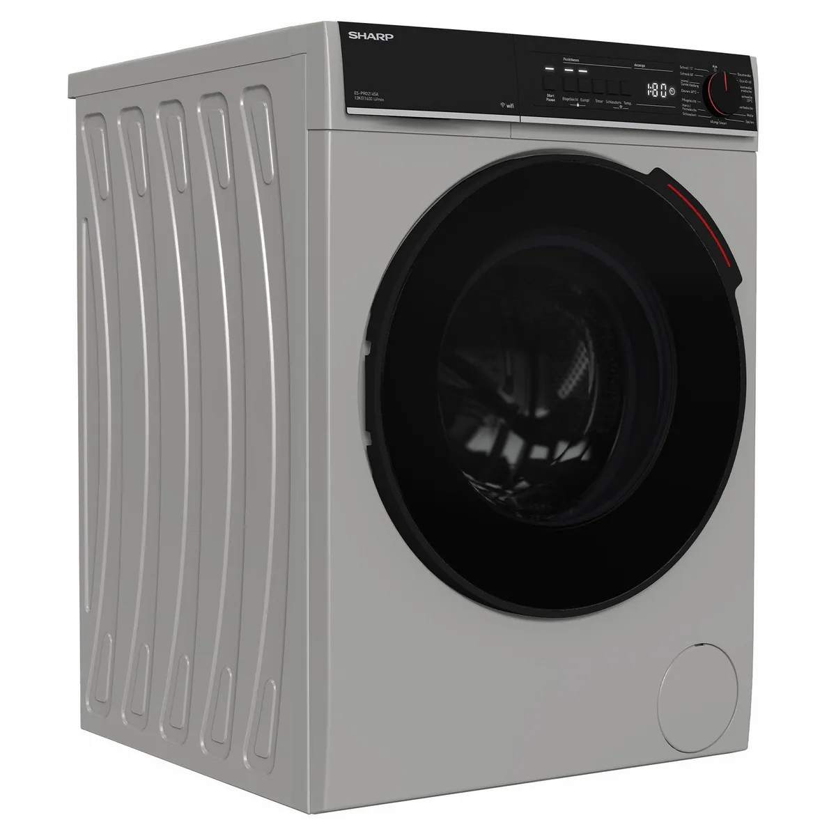 Sharp ES-PRO214SA-DE Waschmaschine, 12 kg, 1400 U/min, AllergySmart, Dampf, WIFI Steuerung 2