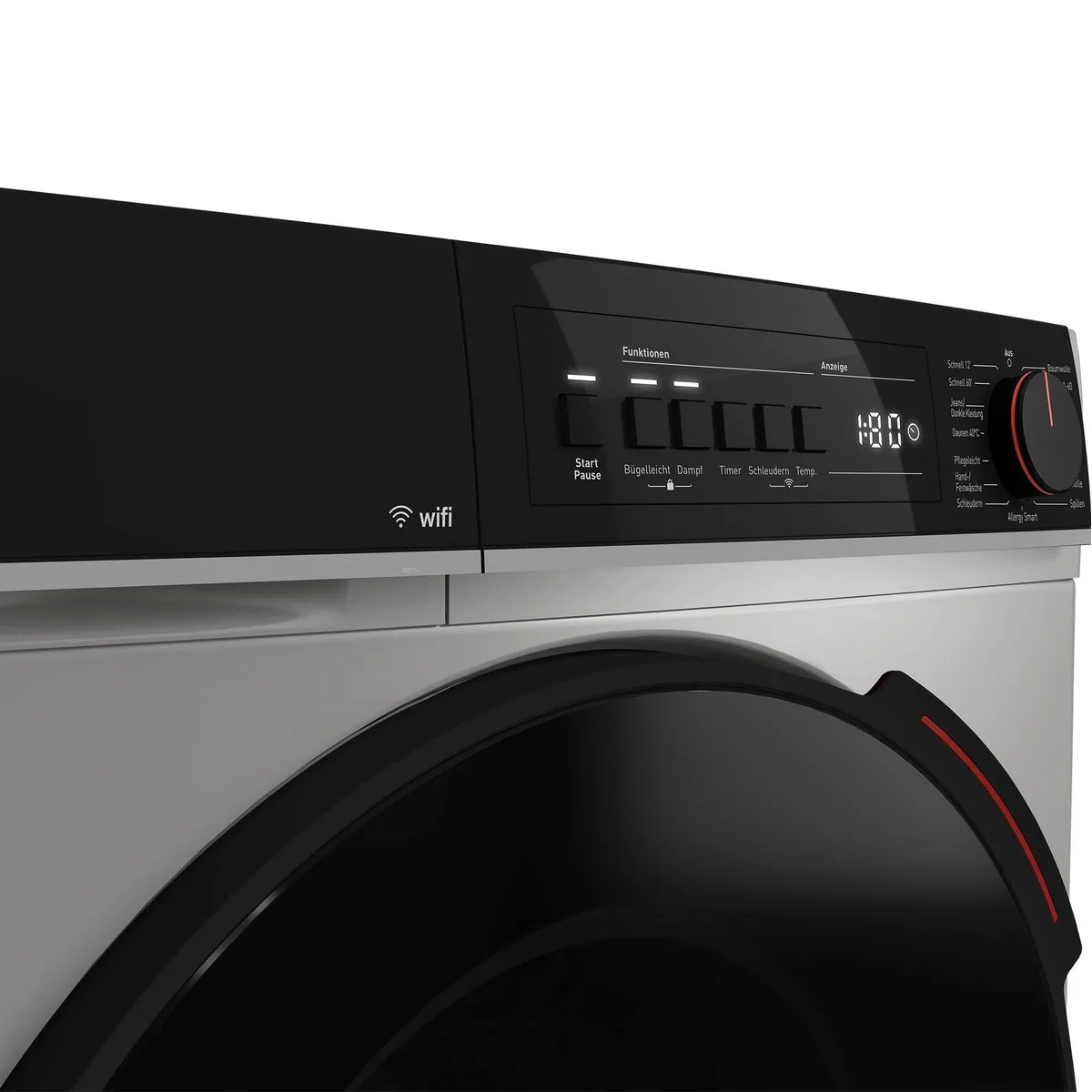 Sharp ES-PRO214SA-DE Waschmaschine, 12 kg, 1400 U/min, AllergySmart, Dampf, WIFI Steuerung 3