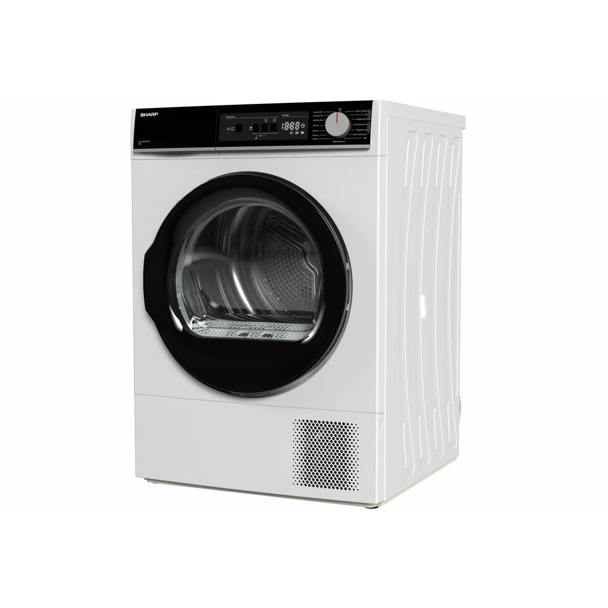 Sharp KD-NHA9G6TWC-DE Wärmepumpentrockner, 9 kg, LED-Display, 15 Programme