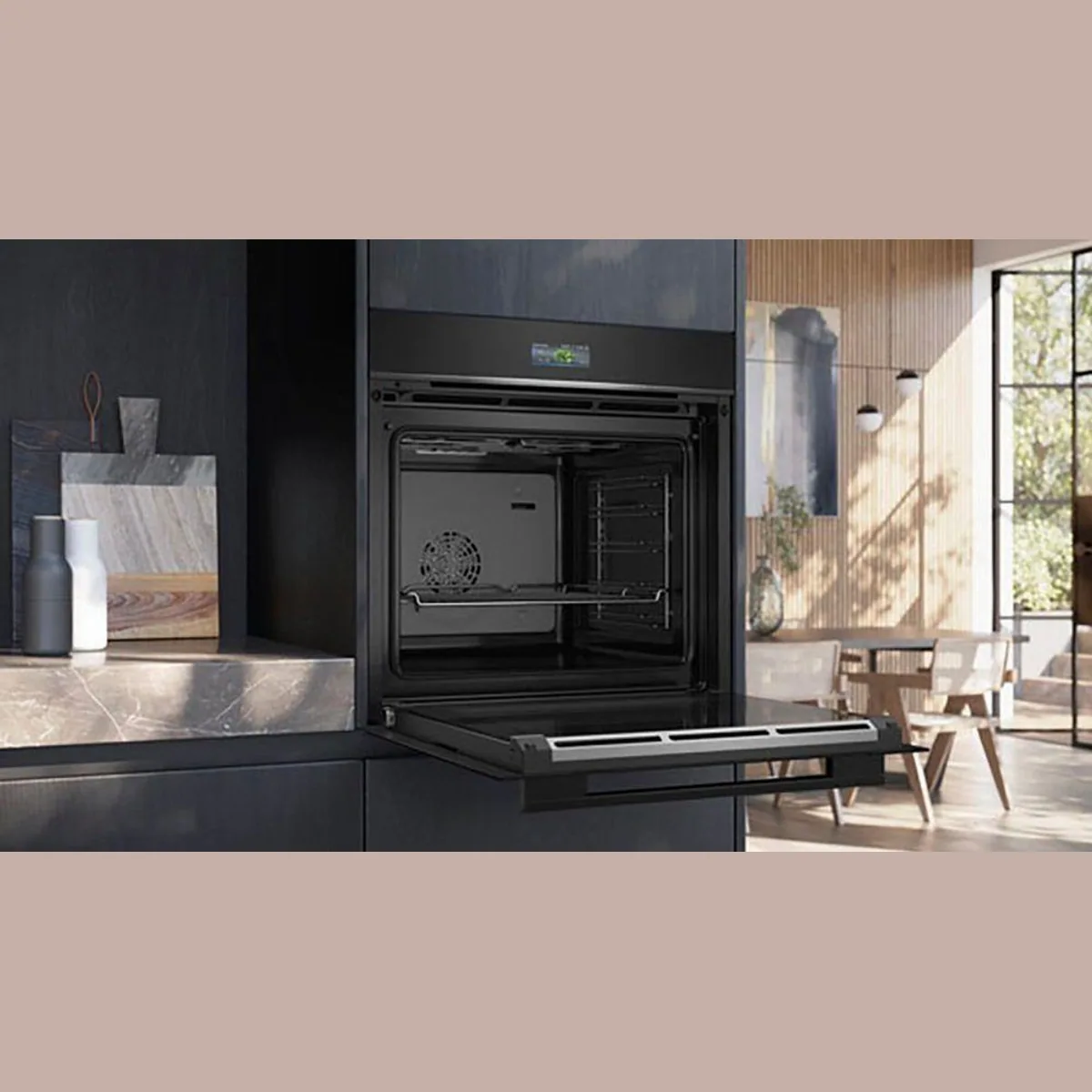 Siemens iQ700 HB734G1B1 Backofen, Teleskopauszug nachrüstbar, ecoClean, Air Fry Funktion 3