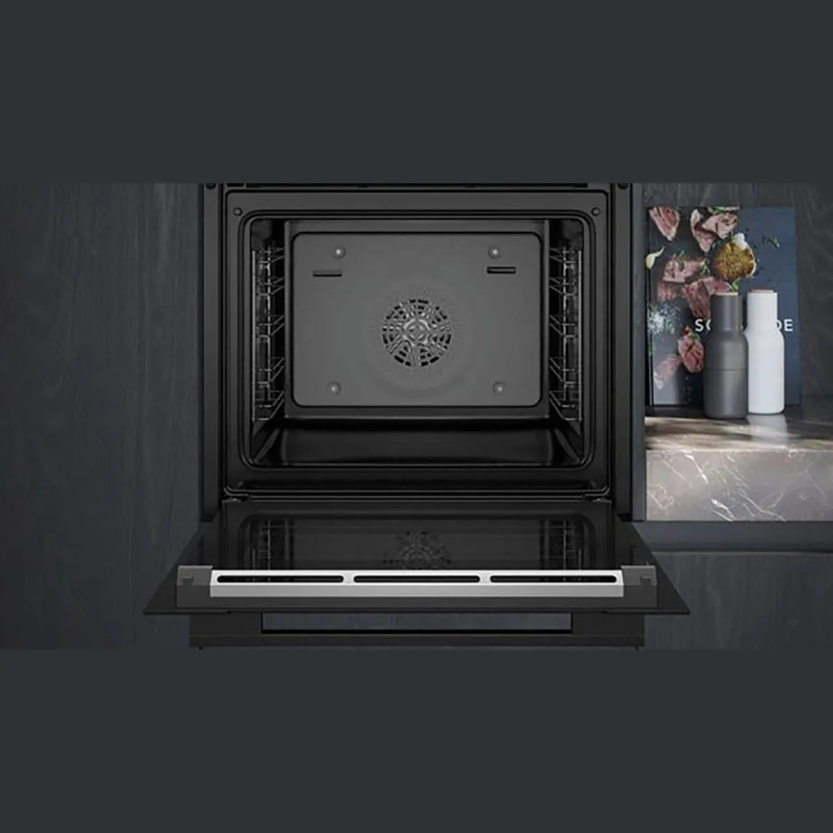 Siemens iQ700 HB734G1B1 Backofen, Teleskopauszug nachrüstbar, ecoClean, Air Fry Funktion 4