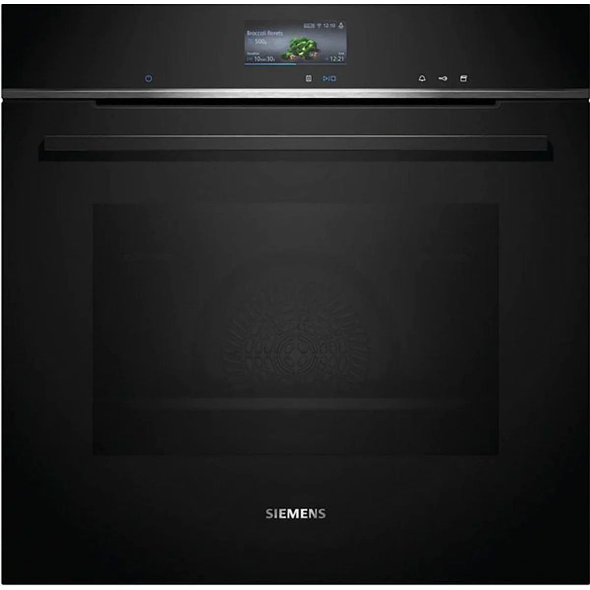 Siemens Dampfbackofen iQ700 HS736G3B1, Teleskopauszug nachrüstbar, ecoClean, cookControl Pro