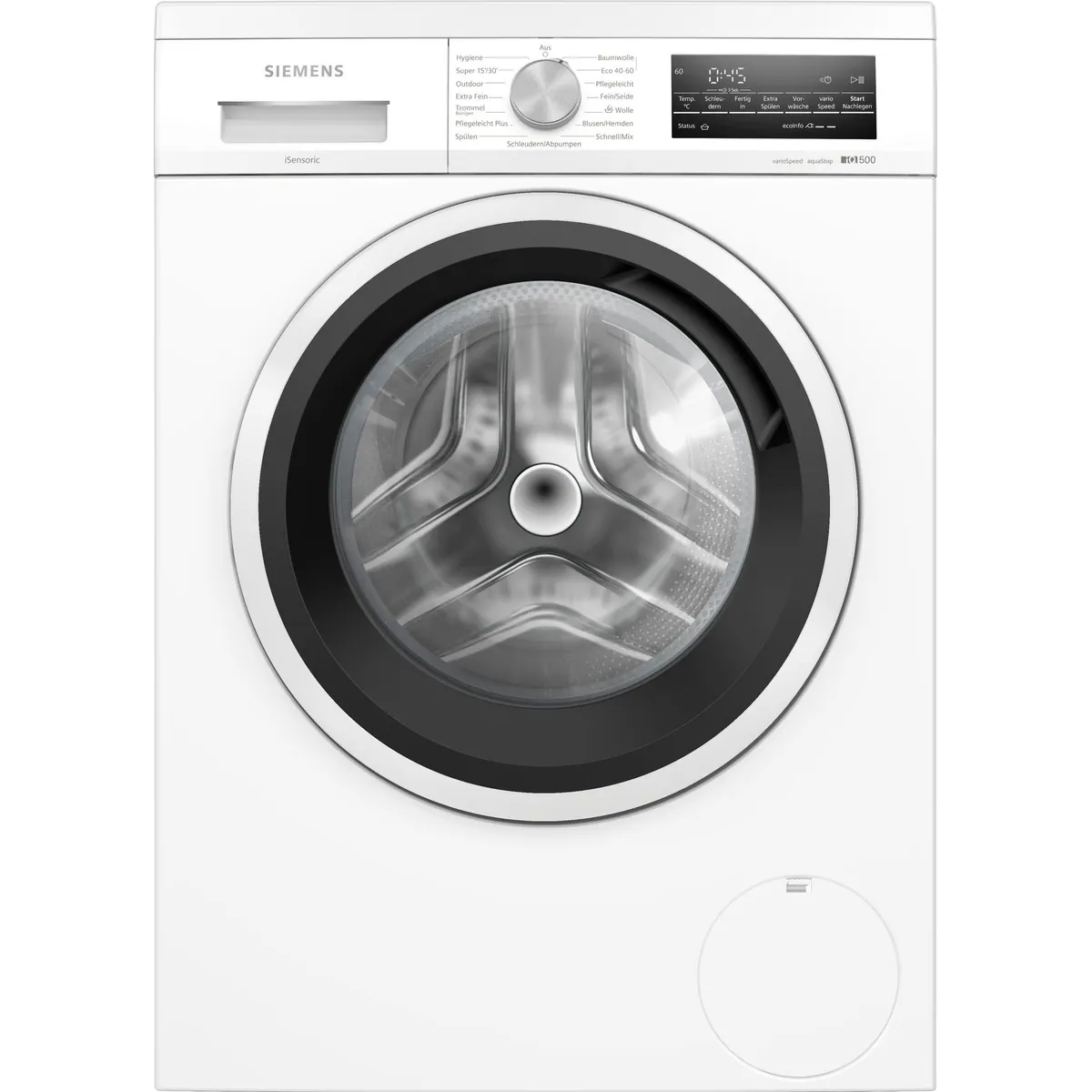 Siemens iQ500 WU14UT42 Waschmaschine, 9 kg, 1400 U/min, aquaStop, Nachlegefunktion
