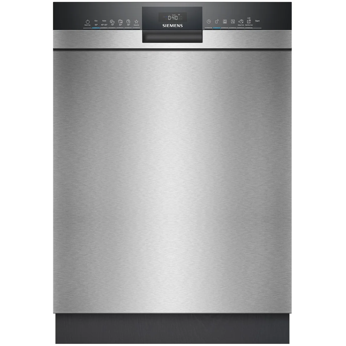 Siemens iQ300 SN43ES28AE Unterbaugeschirrspüler, 13 Maßgedecke, flexible Körbe, varioSpeed