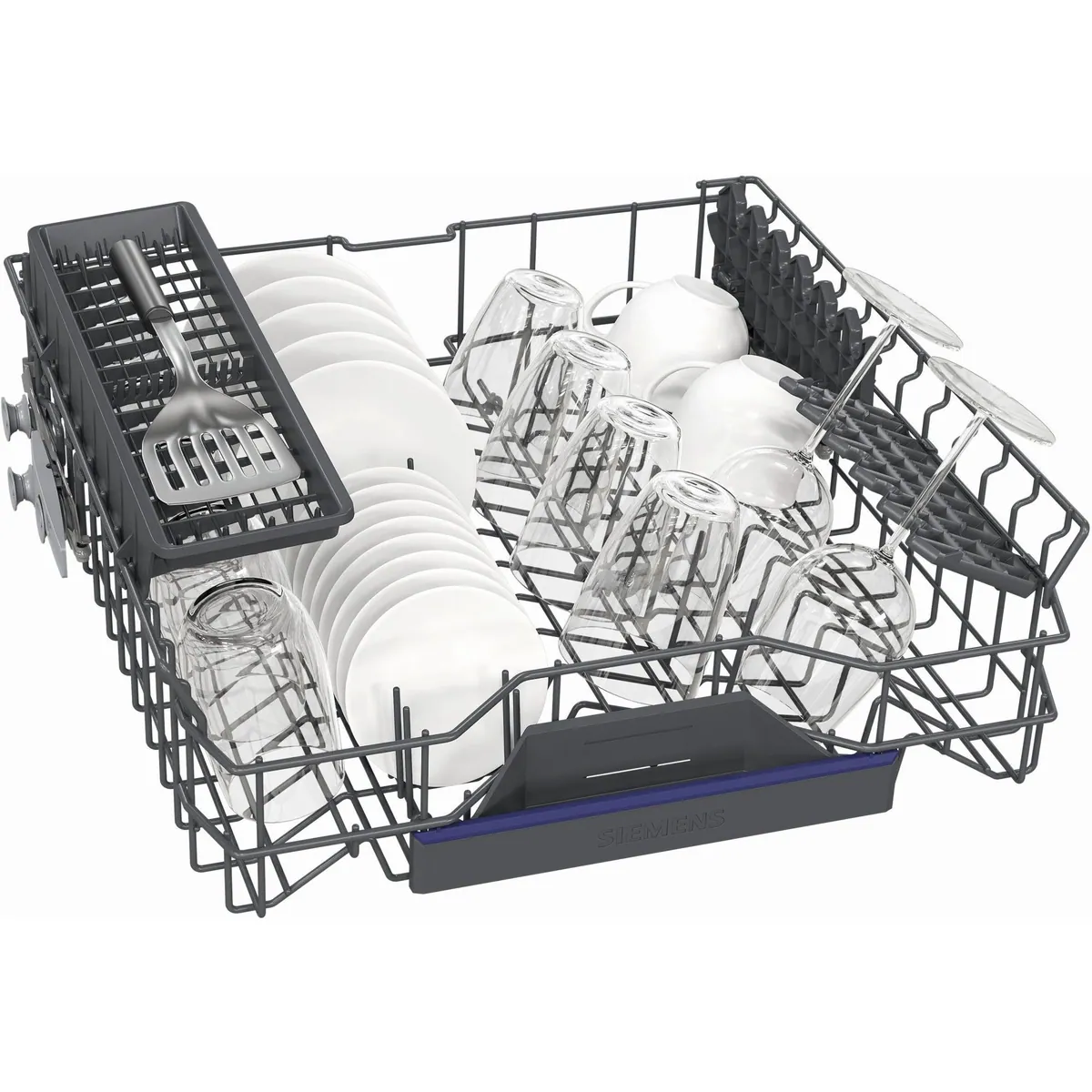Siemens iQ300 SN43ES28AE Unterbaugeschirrspüler, 13 Maßgedecke, flexible Körbe, varioSpeed 5