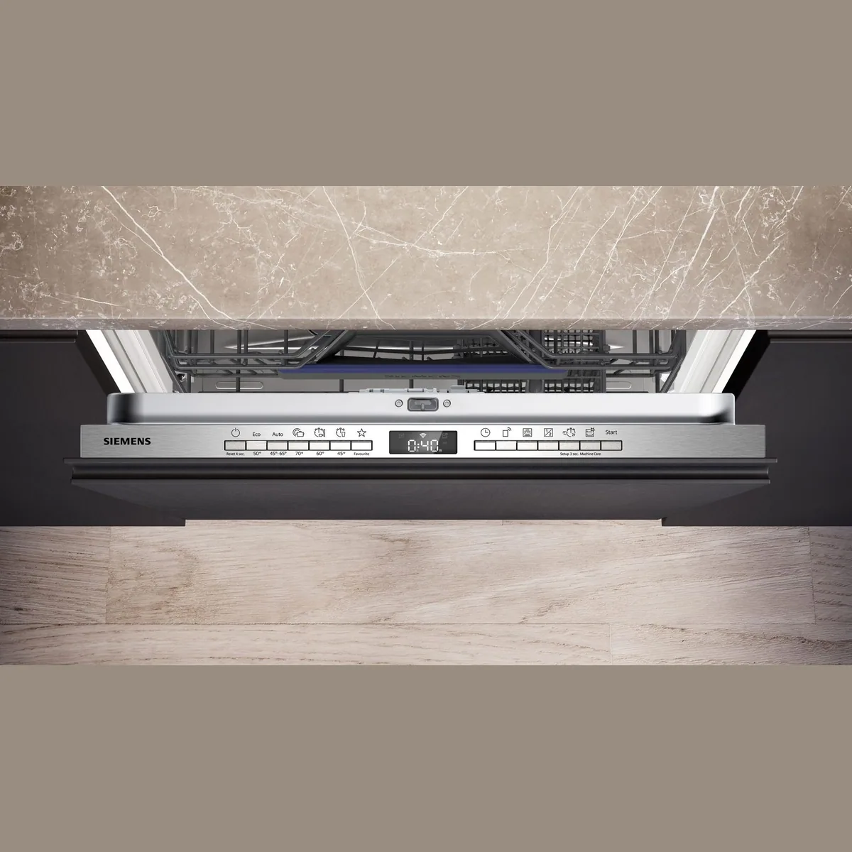 Siemens SN63EX28AE Geschirrspüler iQ300, 13 Maßgedecke, flexible Körbe, varioSpeed 4