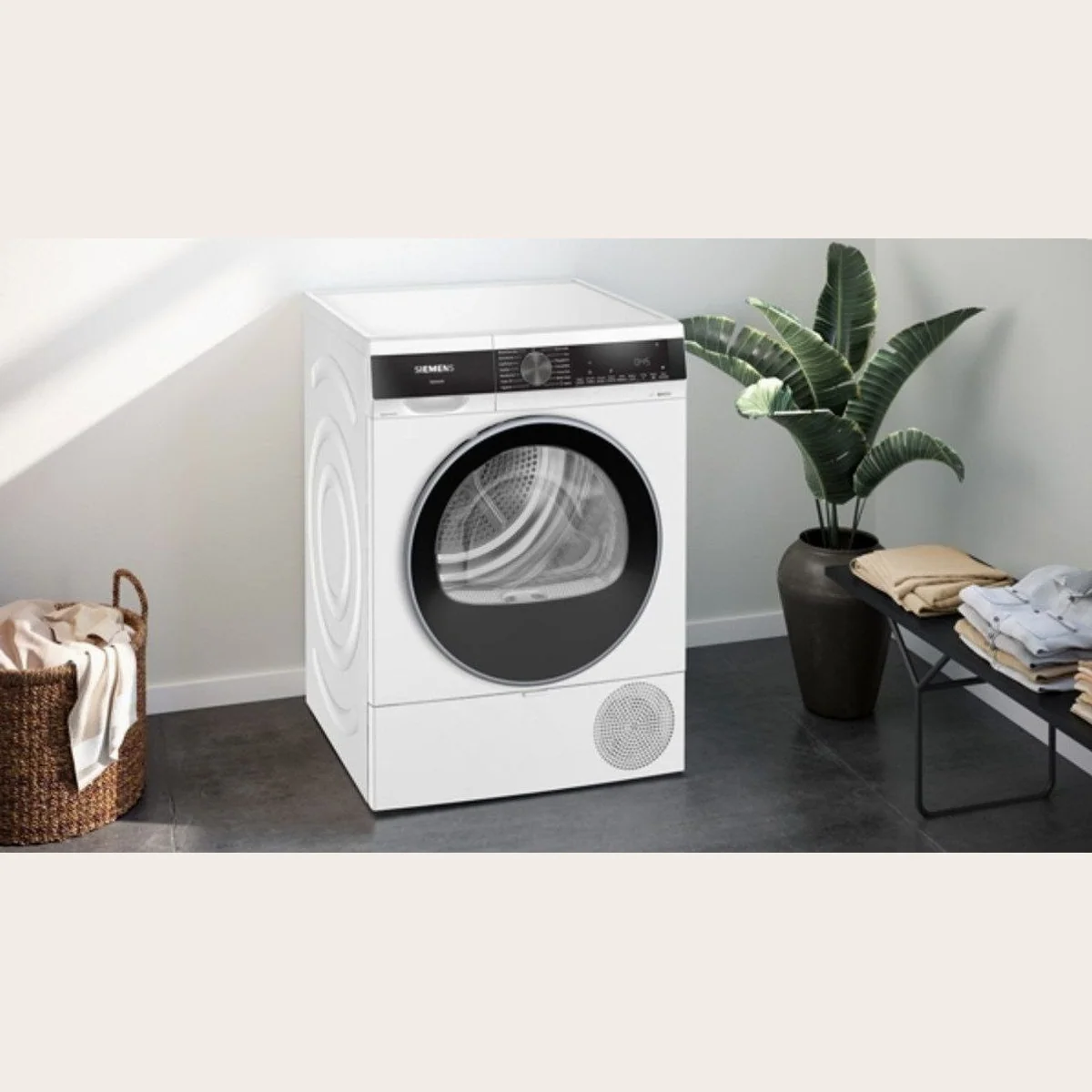 Siemens Wärmepumpentrockner iQ500 WQ33G2DG1, Energieeffizienz C, autoDry Technologie 4