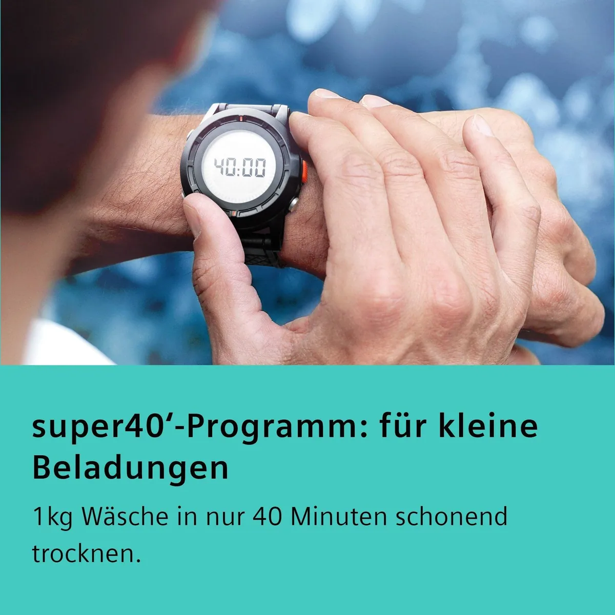 Siemens Wärmepumpentrockner iQ300 WQ33A2C41, Energieeffizient, easyClean Kondensator, Kompakte Bauweise 2