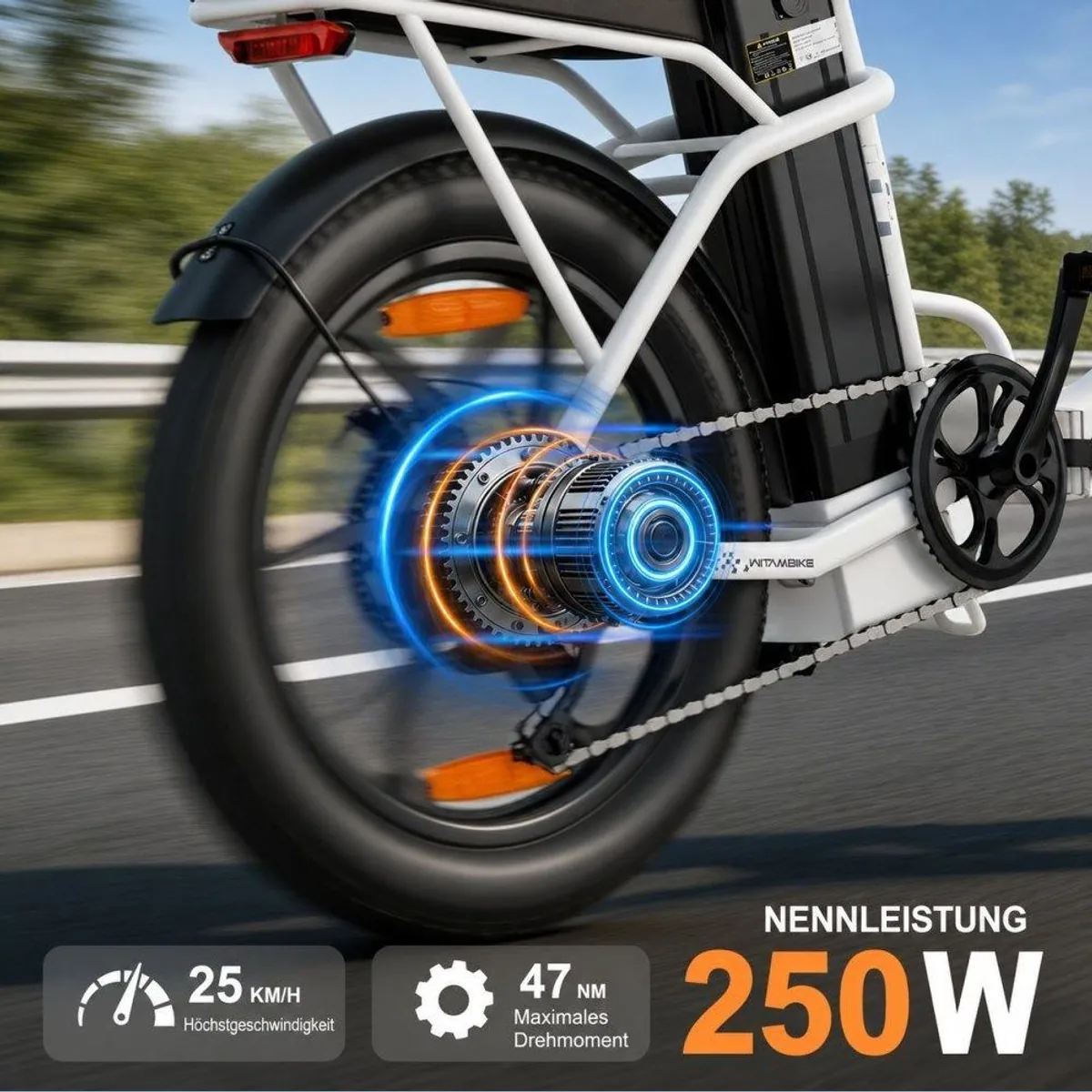 SSY E-Bike City, Urbanes Design, Praktisches Display, Breite Reifen 3