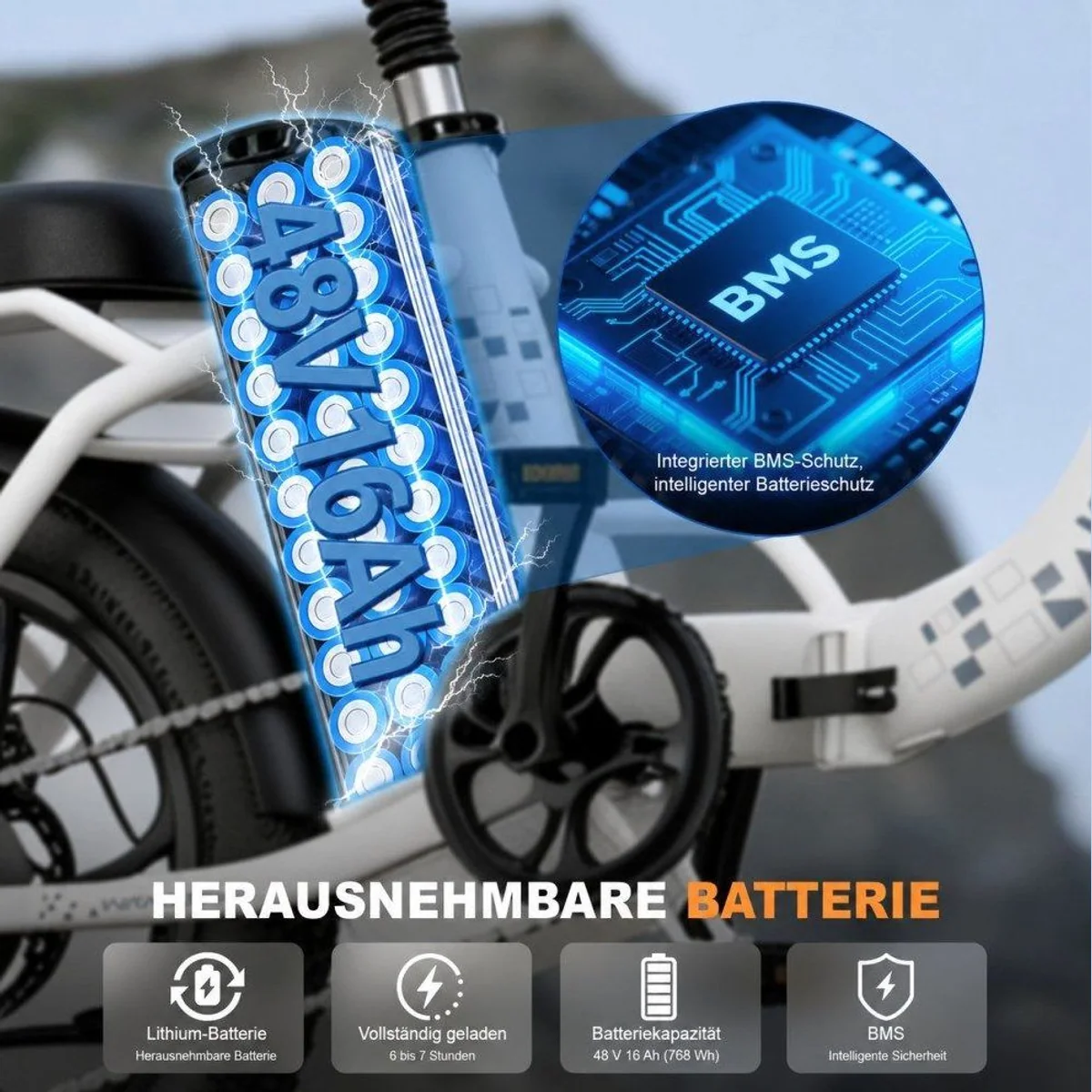 SSY E-Bike City, Urbanes Design, Praktisches Display, Breite Reifen 4