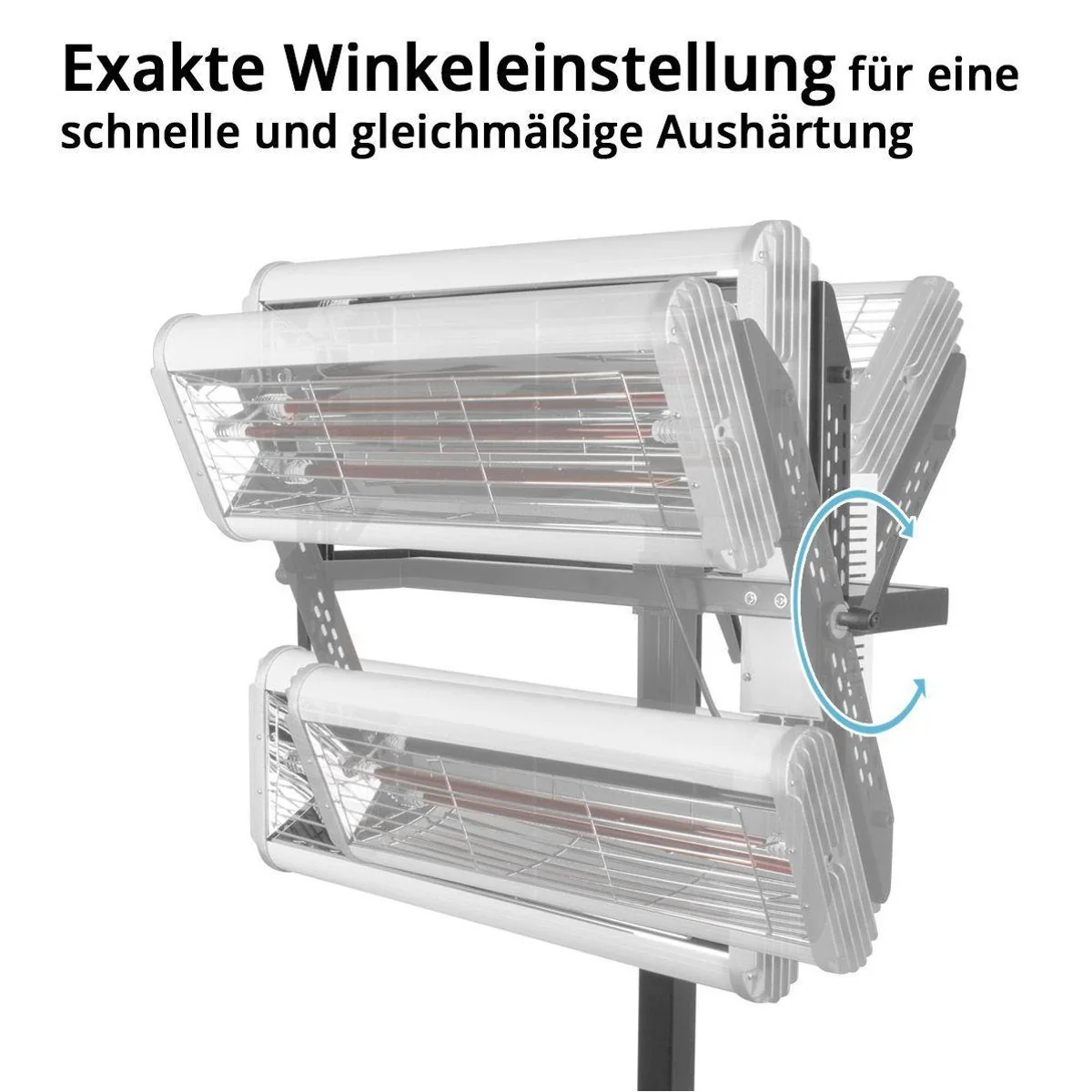 STAHLWERK Infrarot Lacktrockner IL-2400 ST, 2.400 W, kompakt, mit Stativ 4