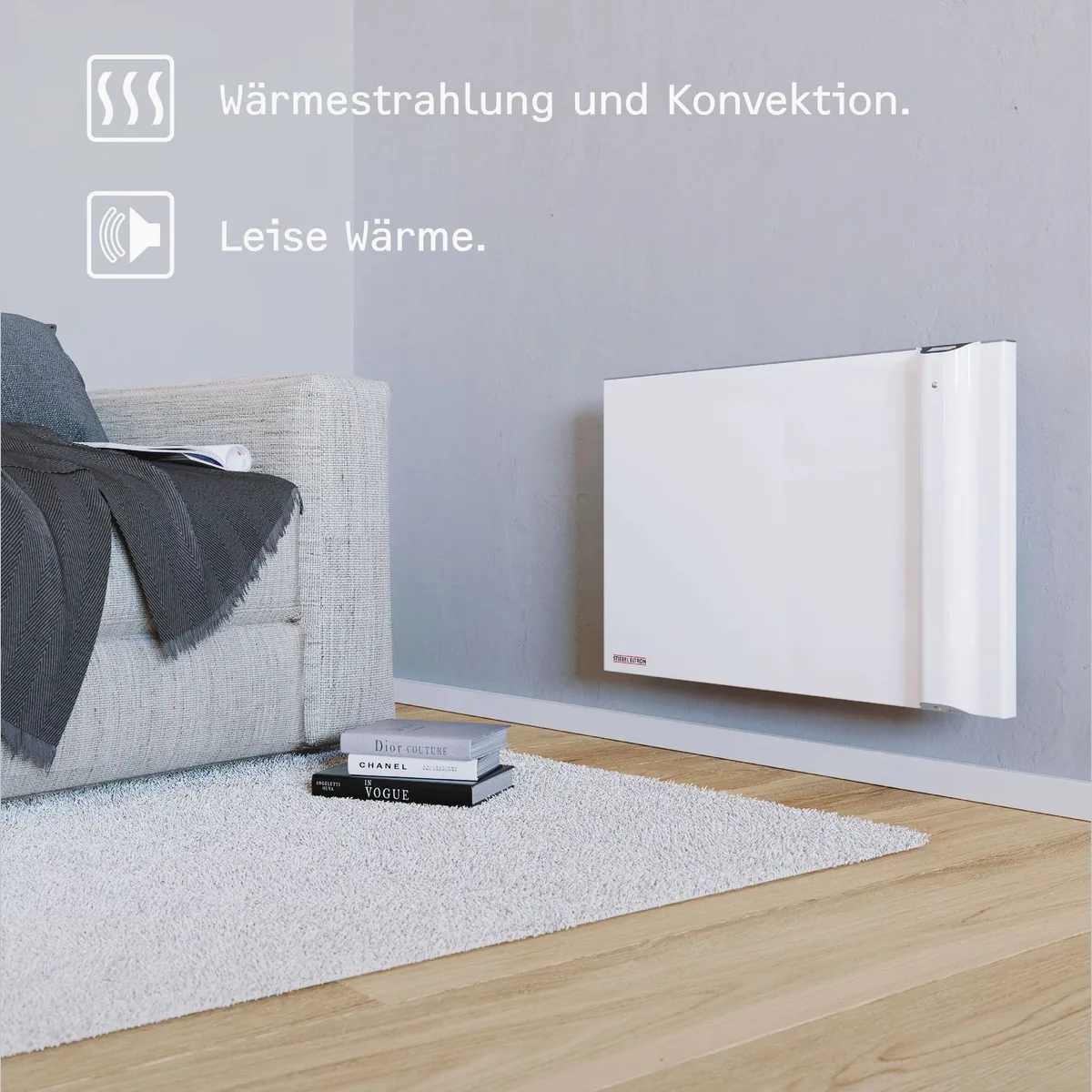 STIEBEL ELTRON CND 150 Duo Wandkonvektor, energiesparend, 1,5 kW, LCD-Display 2