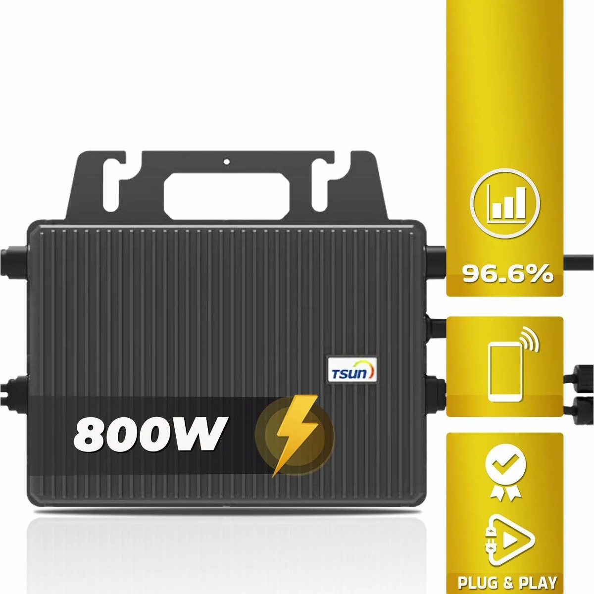 SUNNIVA Solaranlage 850W/800W, hohe Effizienz, einfache Installation, wetterfest 2