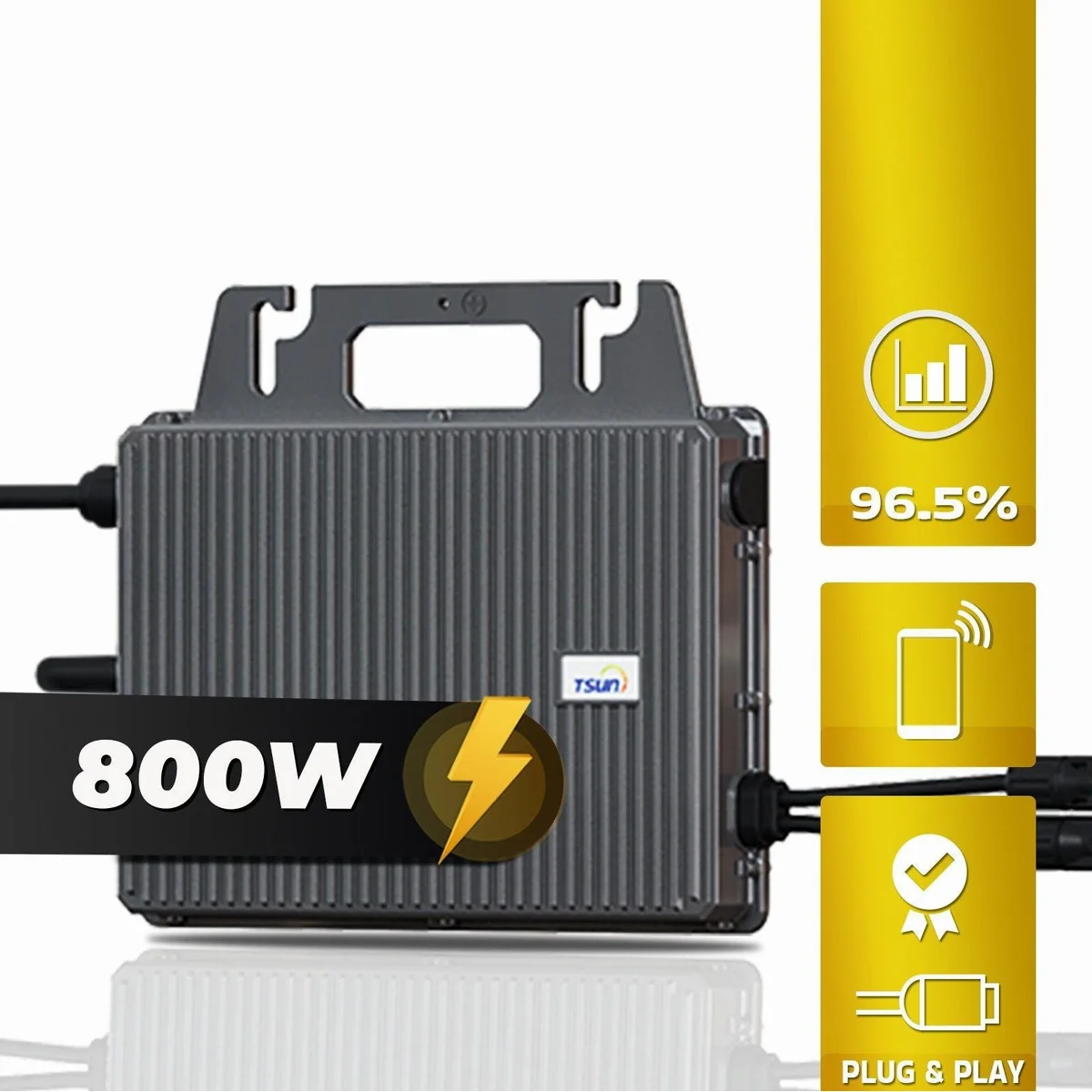 SUNNIVA Balkonkraftwerk 920W Bifazial, hohe Effizienz, einfache Installation 4